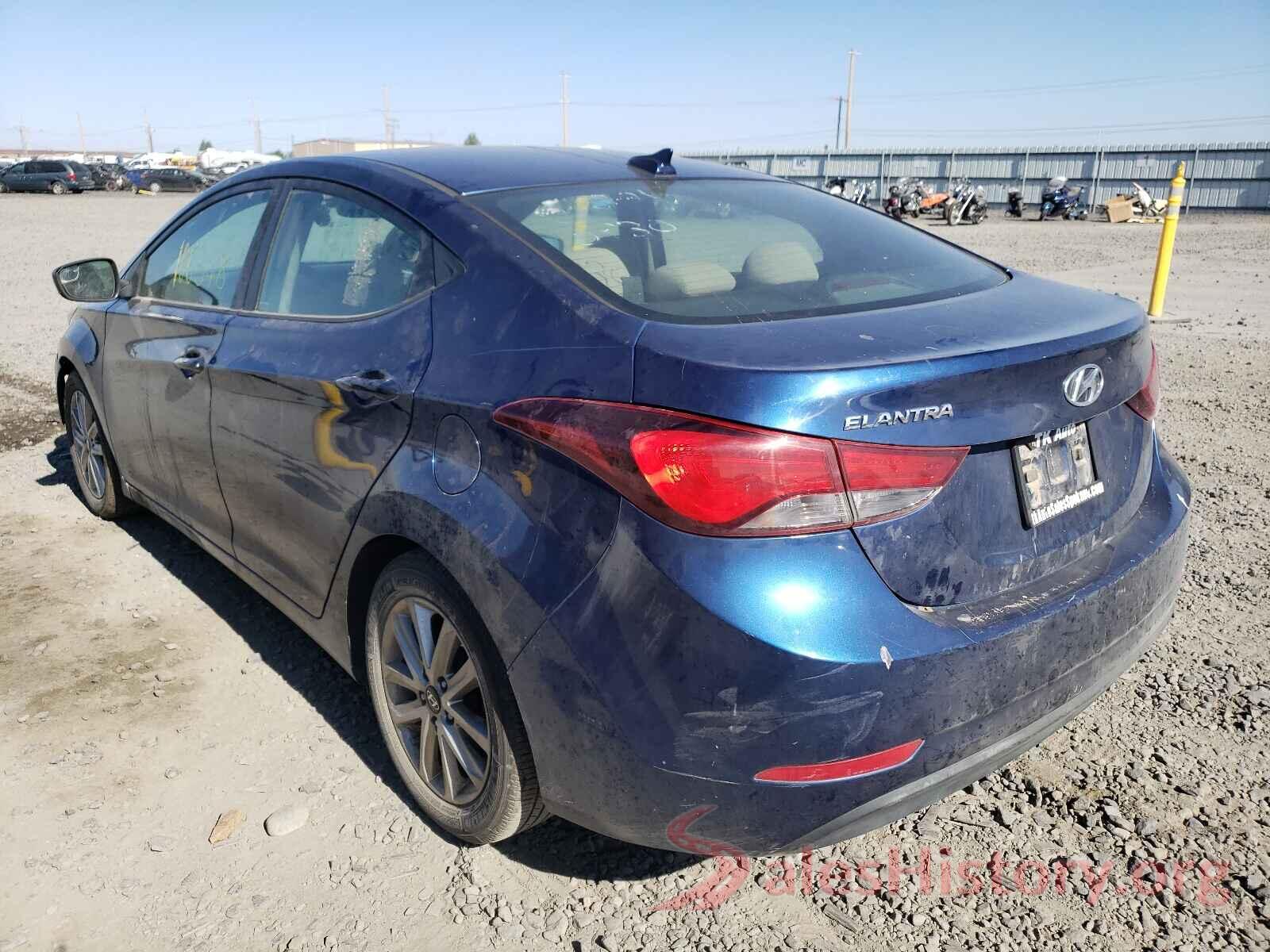 5NPDH4AE0GH728751 2016 HYUNDAI ELANTRA