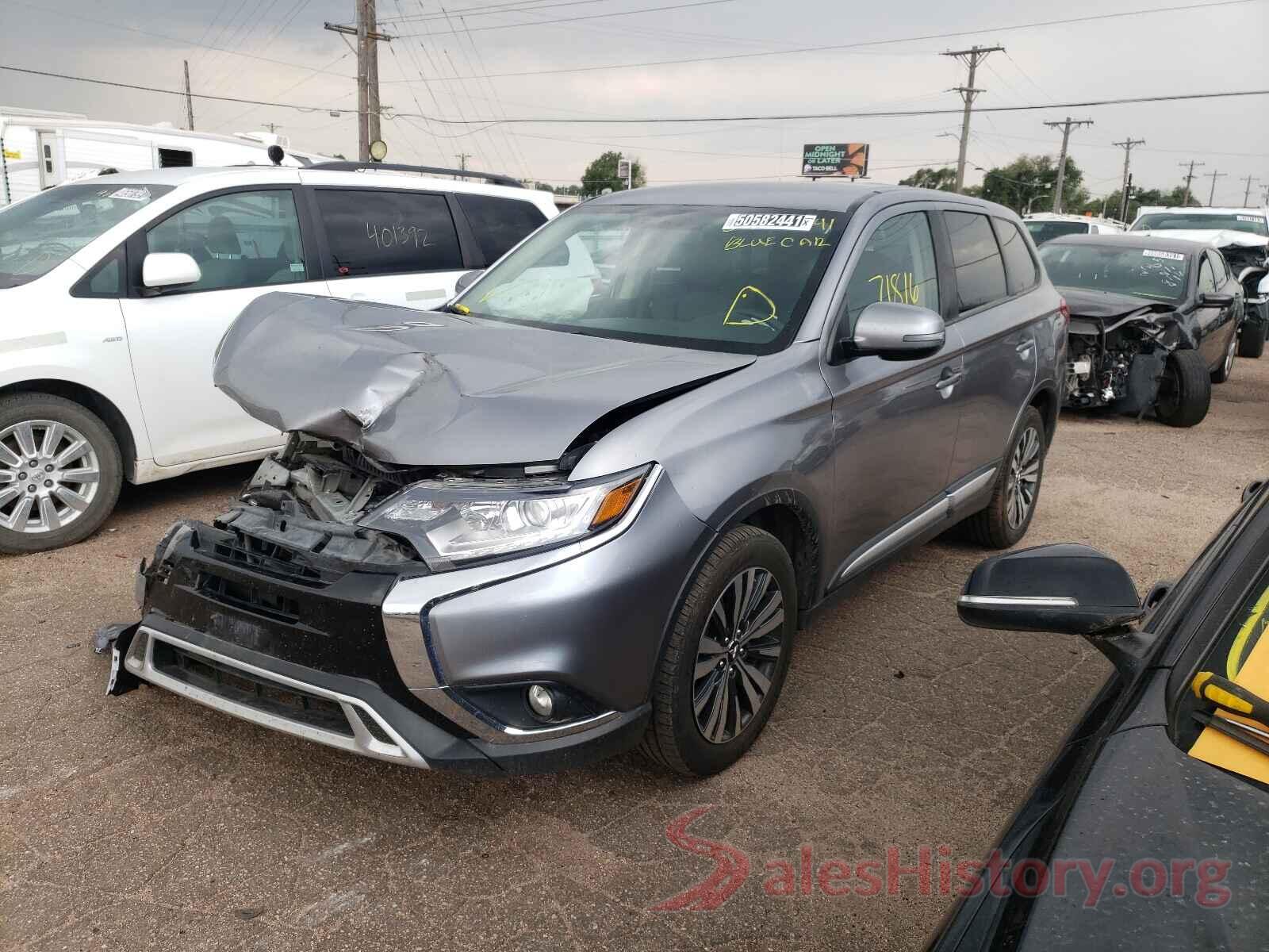 JA4AZ3A30KZ023582 2019 MITSUBISHI OUTLANDER