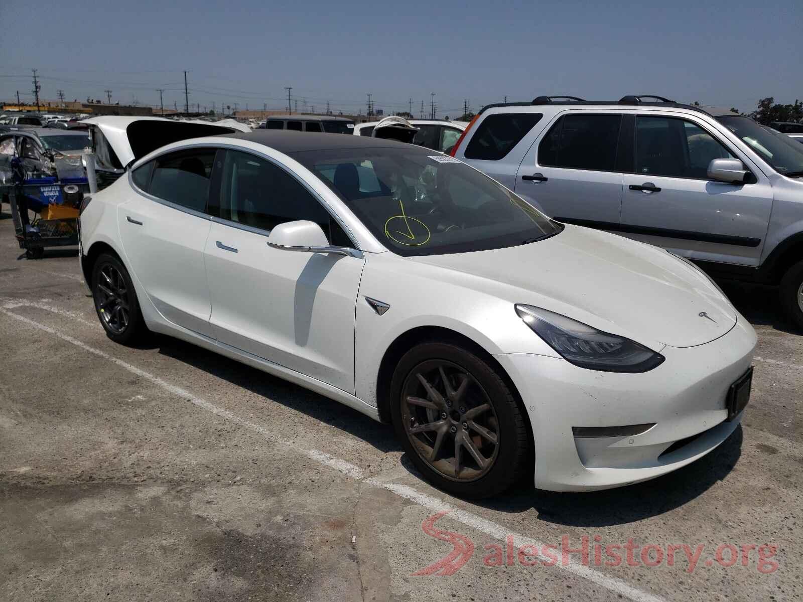 5YJ3E1EBXKF191476 2019 TESLA MODEL 3