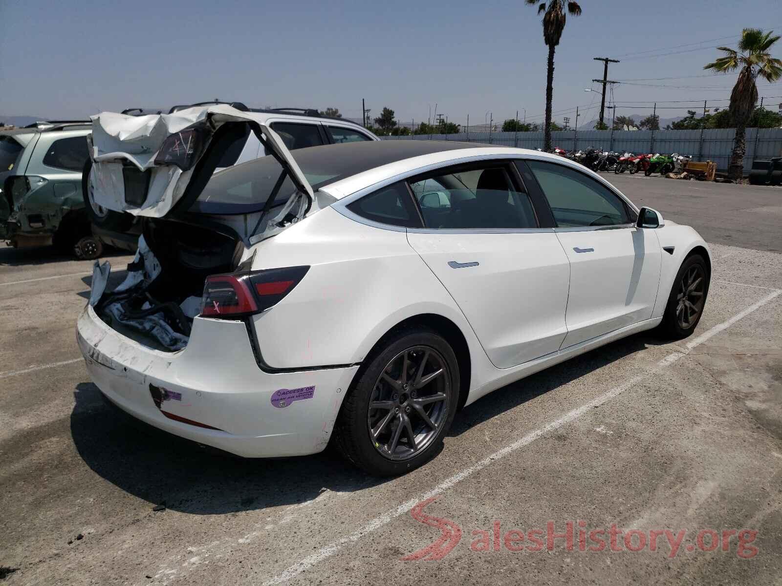 5YJ3E1EBXKF191476 2019 TESLA MODEL 3