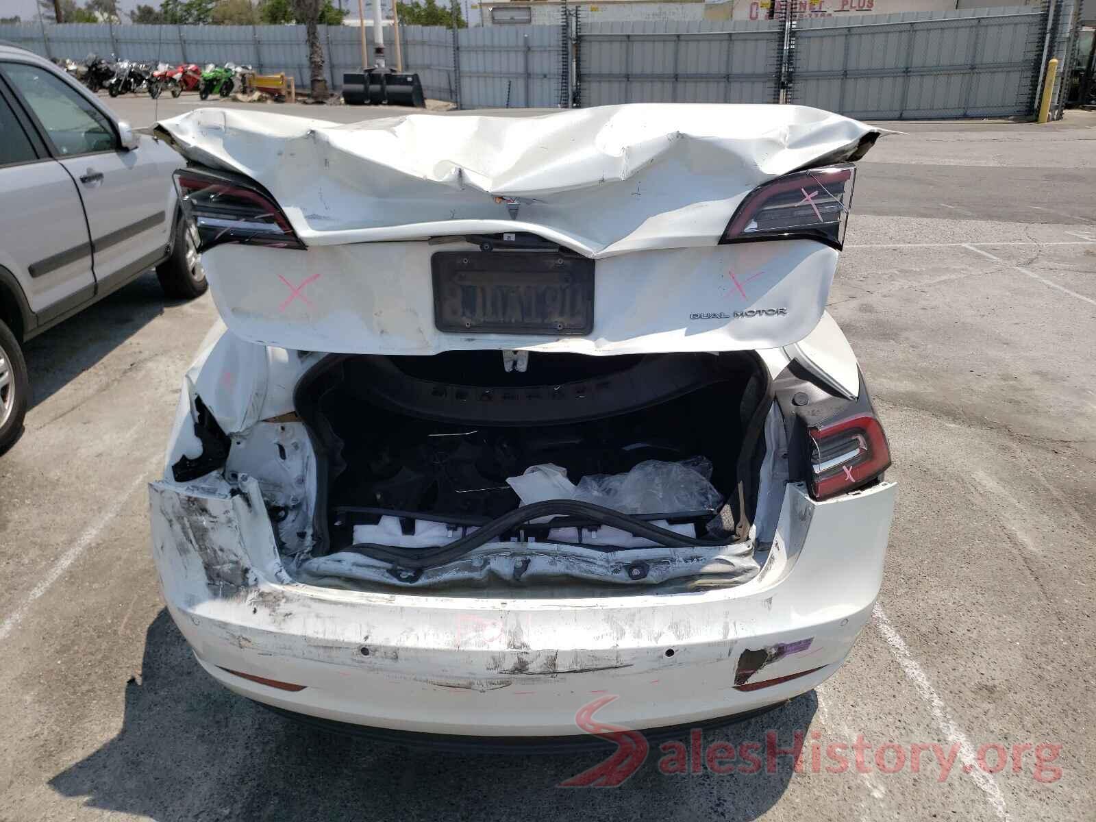 5YJ3E1EBXKF191476 2019 TESLA MODEL 3