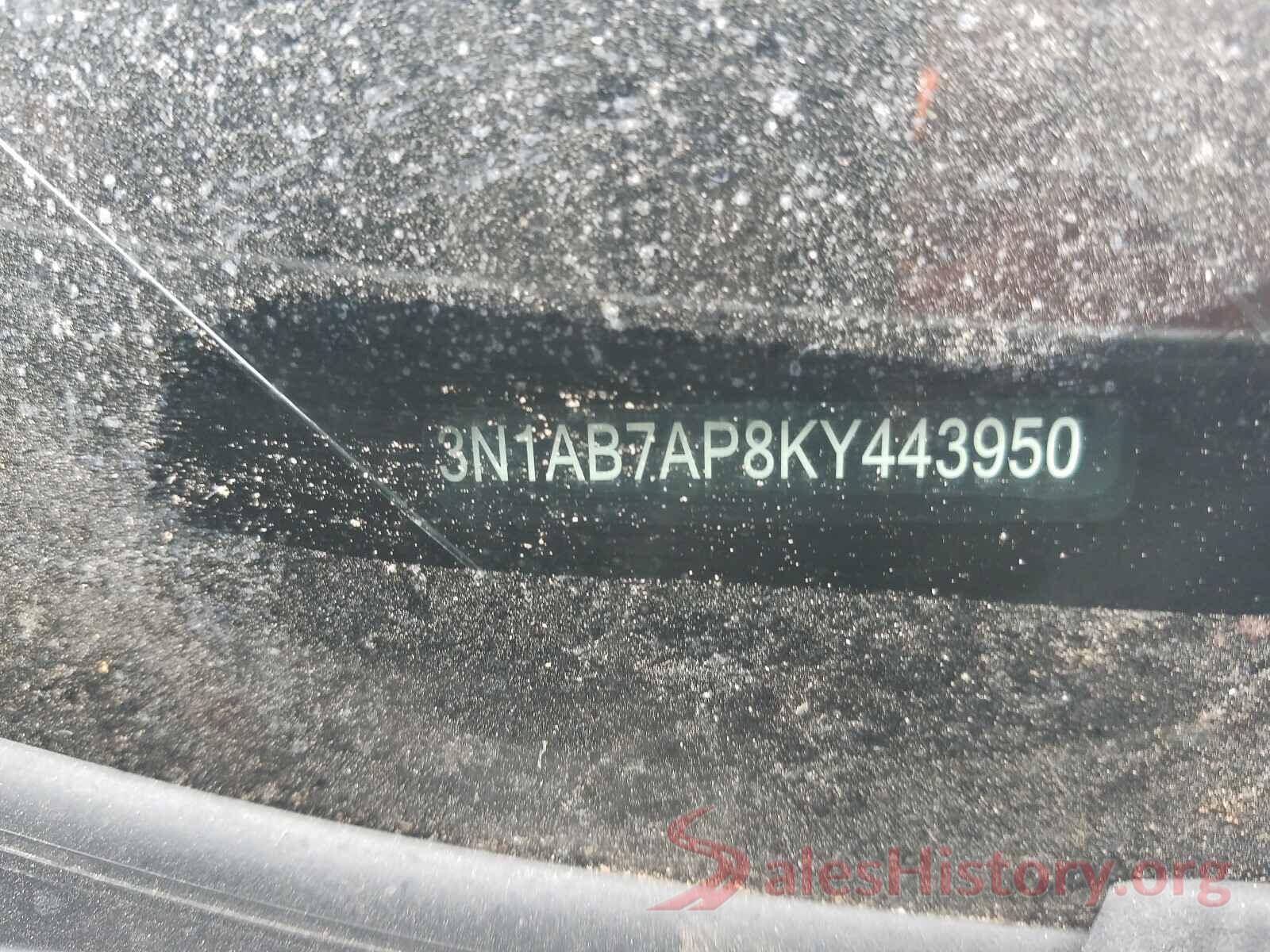 3N1AB7AP8KY443950 2019 NISSAN SENTRA