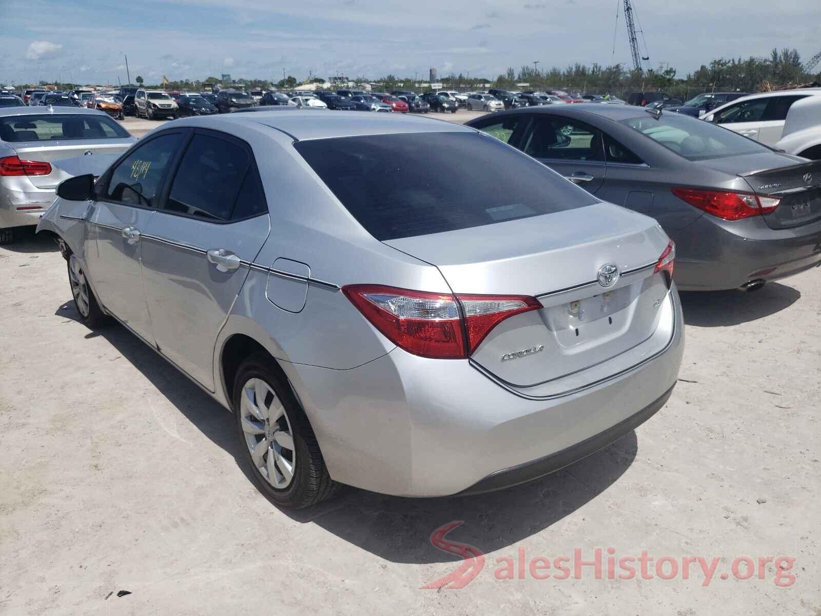 5YFBURHE7GP549857 2016 TOYOTA COROLLA