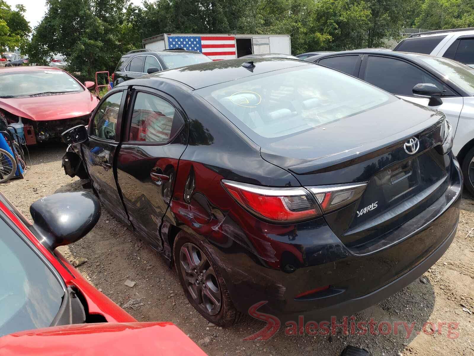 3MYDLBYV5KY522802 2019 TOYOTA YARIS