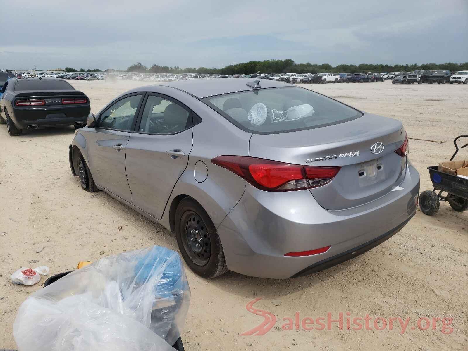 5NPDH4AE4GH751868 2016 HYUNDAI ELANTRA