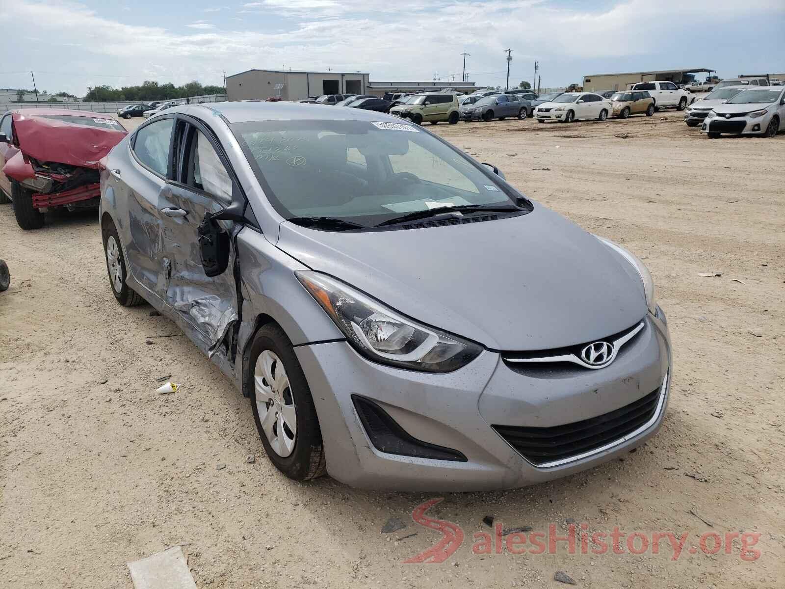 5NPDH4AE4GH751868 2016 HYUNDAI ELANTRA