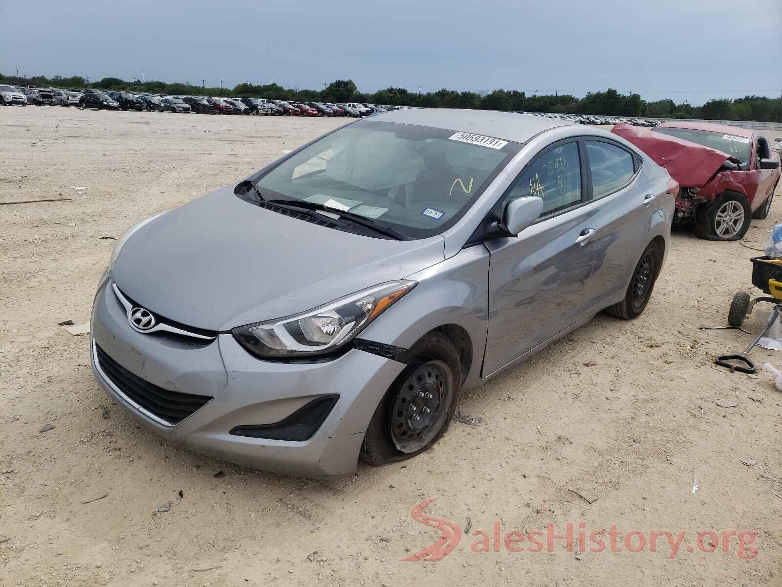 5NPDH4AE4GH751868 2016 HYUNDAI ELANTRA