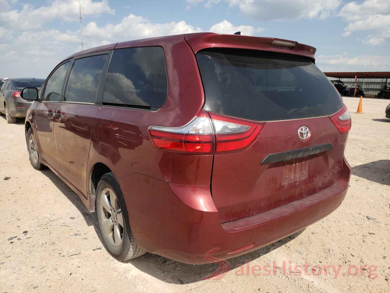 5TDZZ3DC3LS081161 2020 TOYOTA SIENNA