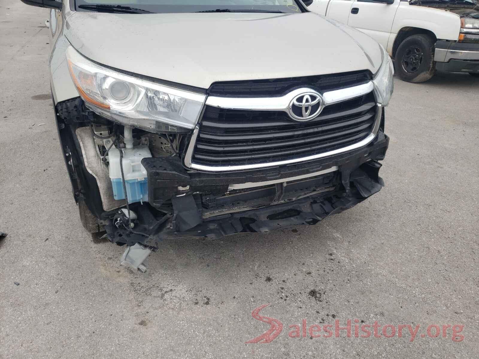 5TDYKRFH3GS139125 2016 TOYOTA HIGHLANDER