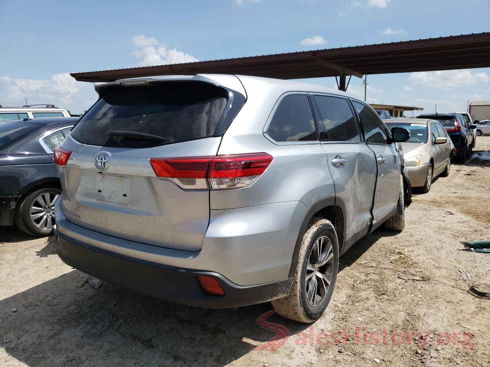 5TDZARFHXKS056419 2019 TOYOTA HIGHLANDER