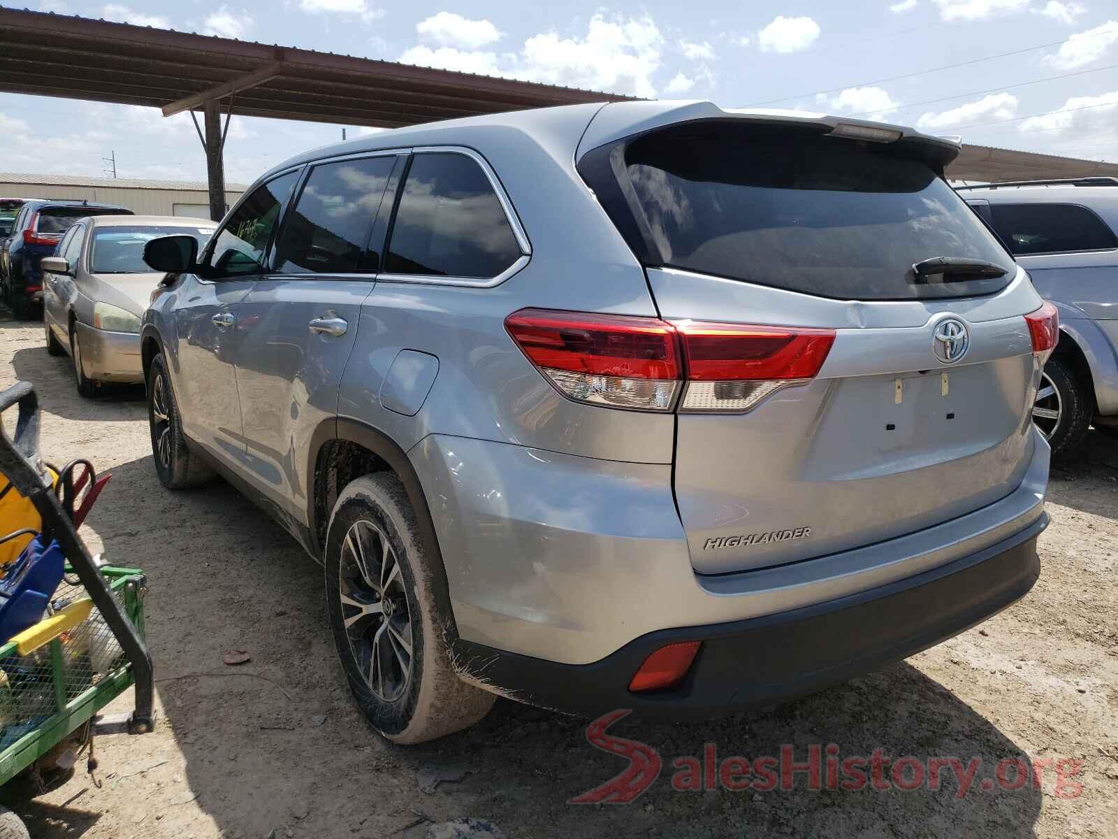 5TDZARFHXKS056419 2019 TOYOTA HIGHLANDER