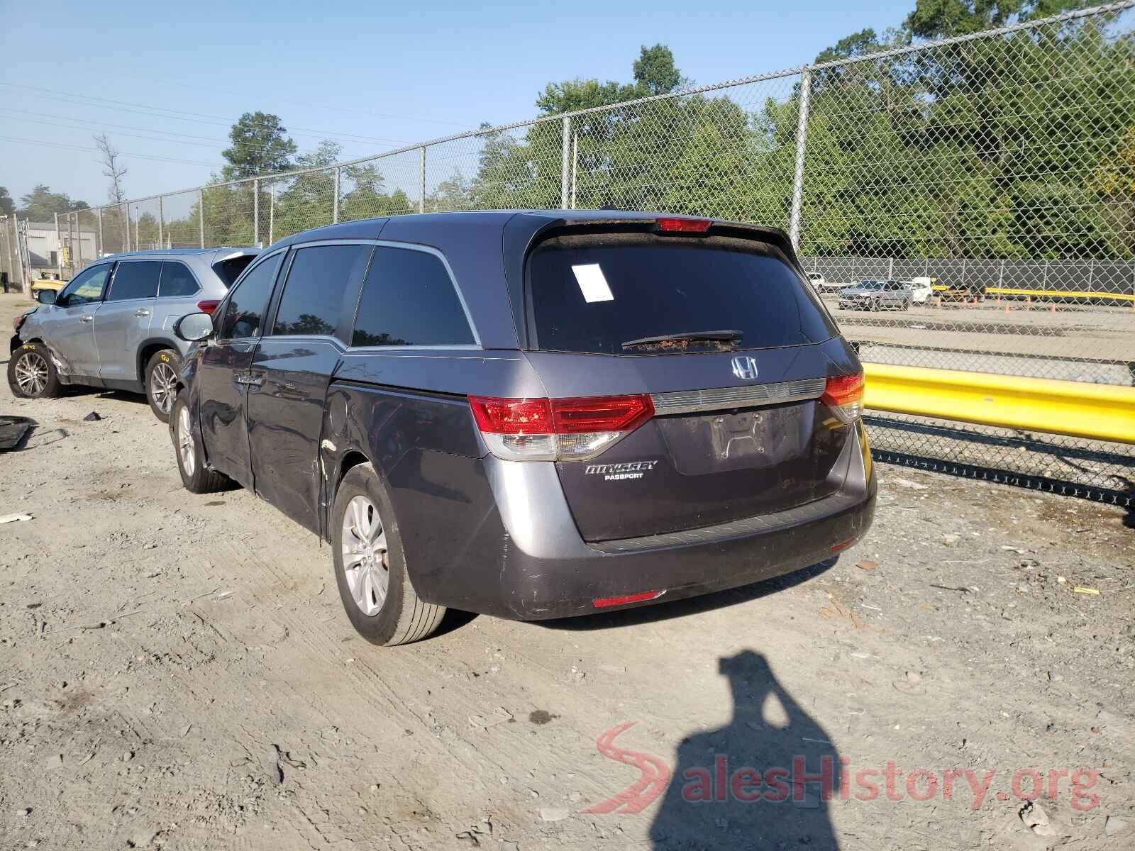 5FNRL5H61GB027885 2016 HONDA ODYSSEY