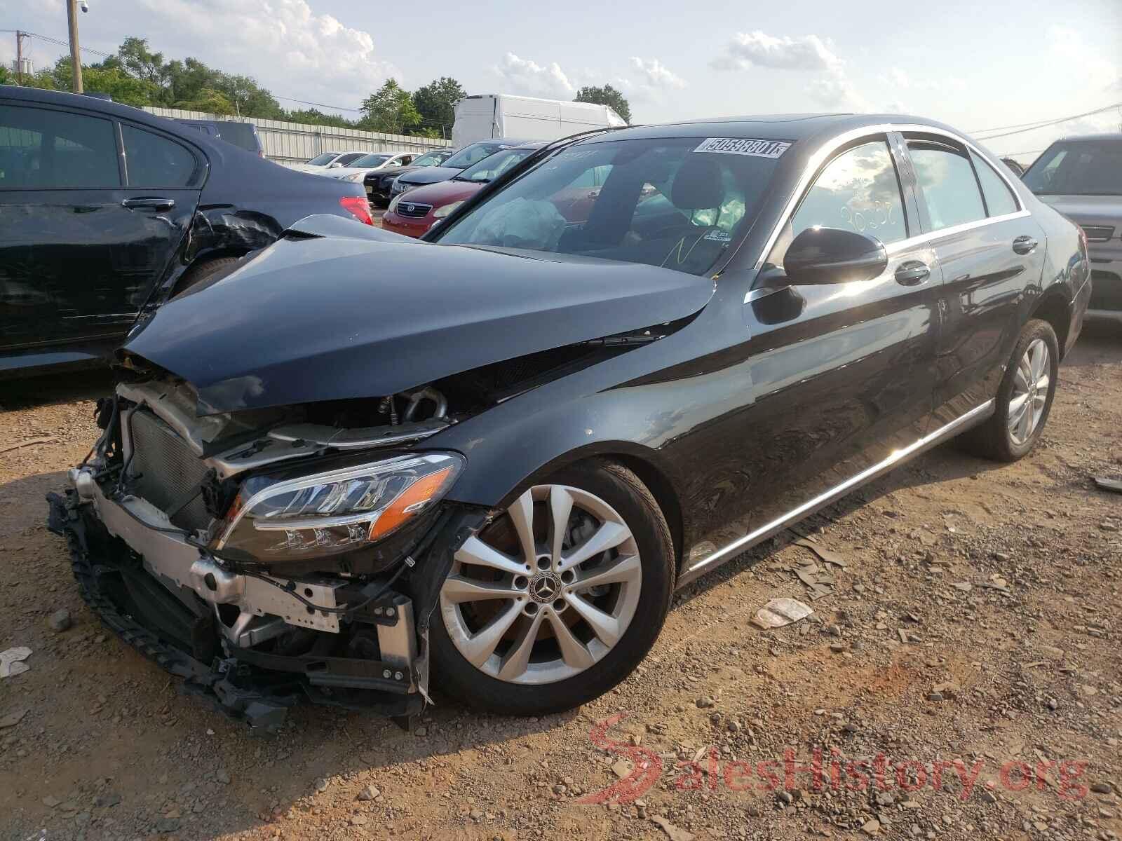 55SWF8EB0KU315854 2019 MERCEDES-BENZ C CLASS