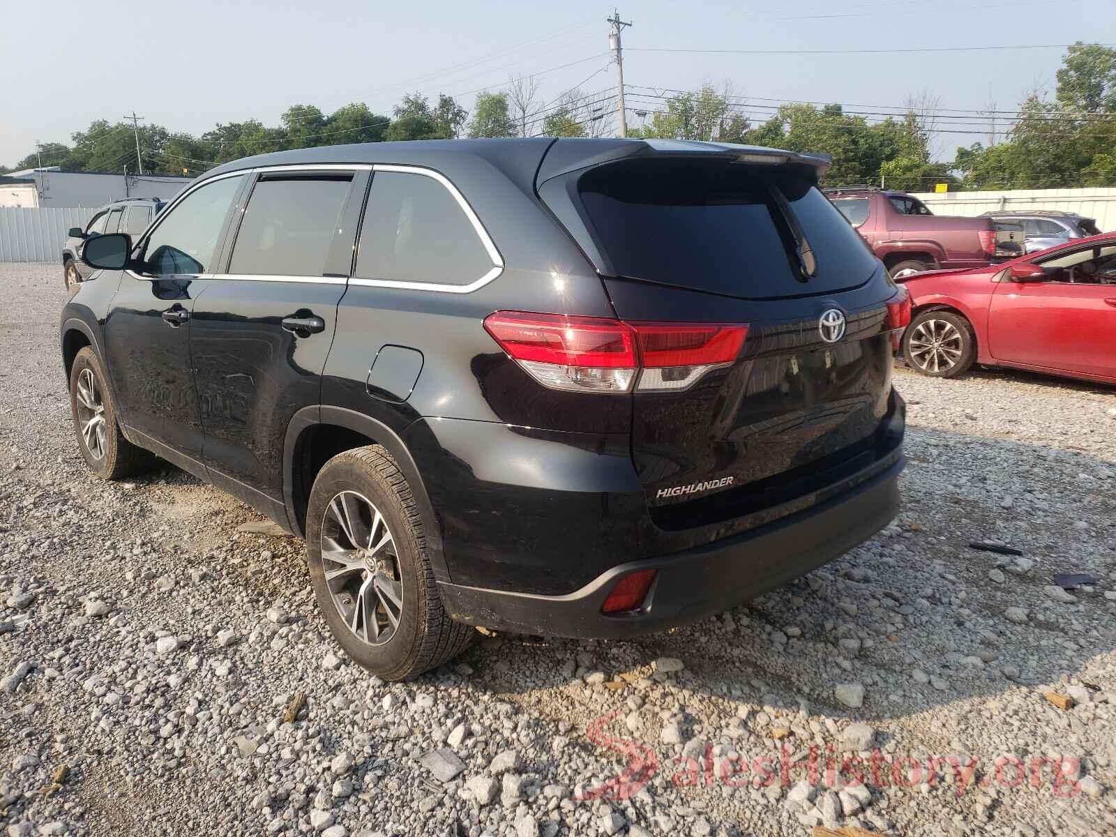 5TDZARFH1KS059242 2019 TOYOTA HIGHLANDER