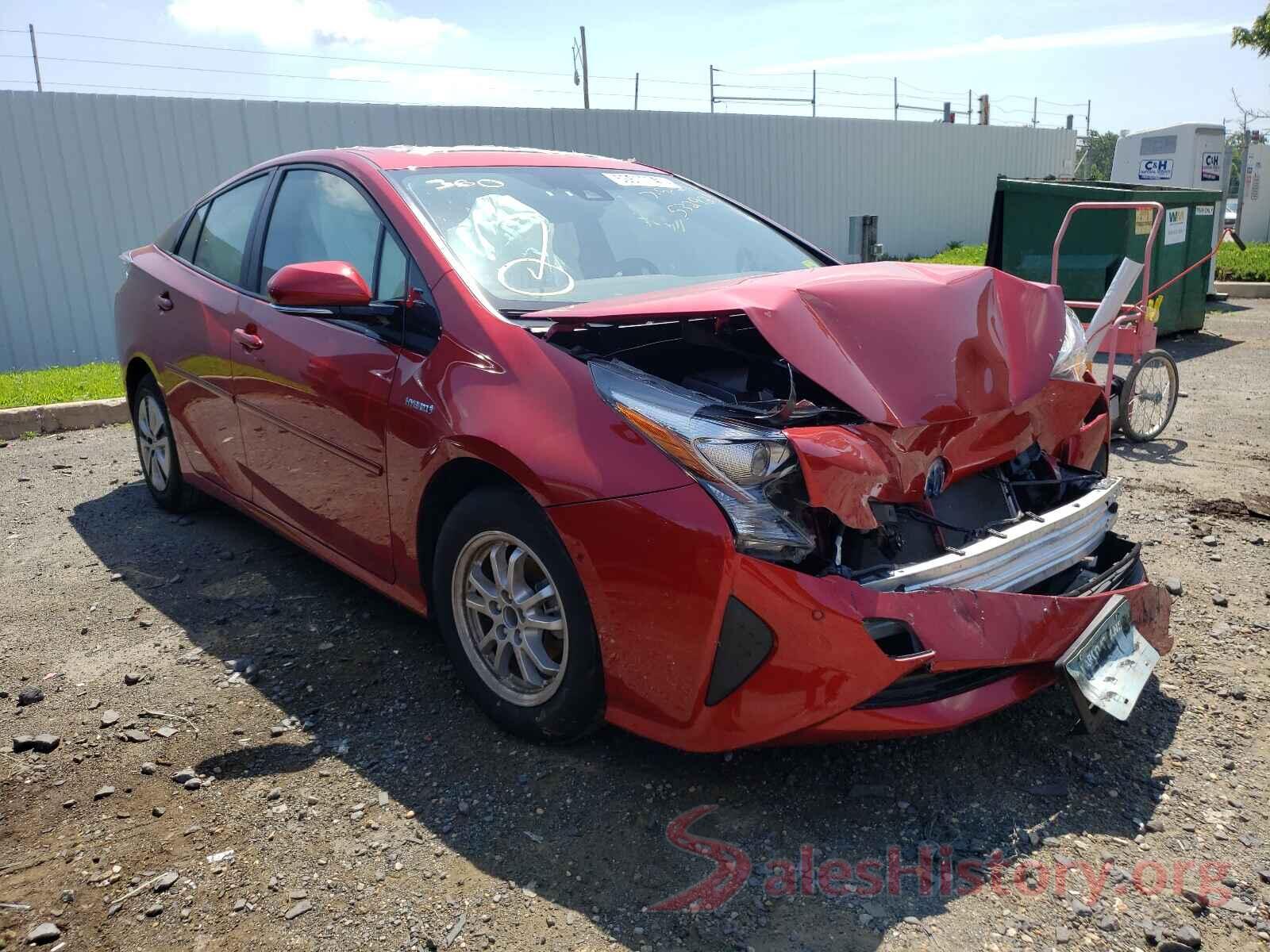 JTDKARFU1H3532923 2017 TOYOTA PRIUS