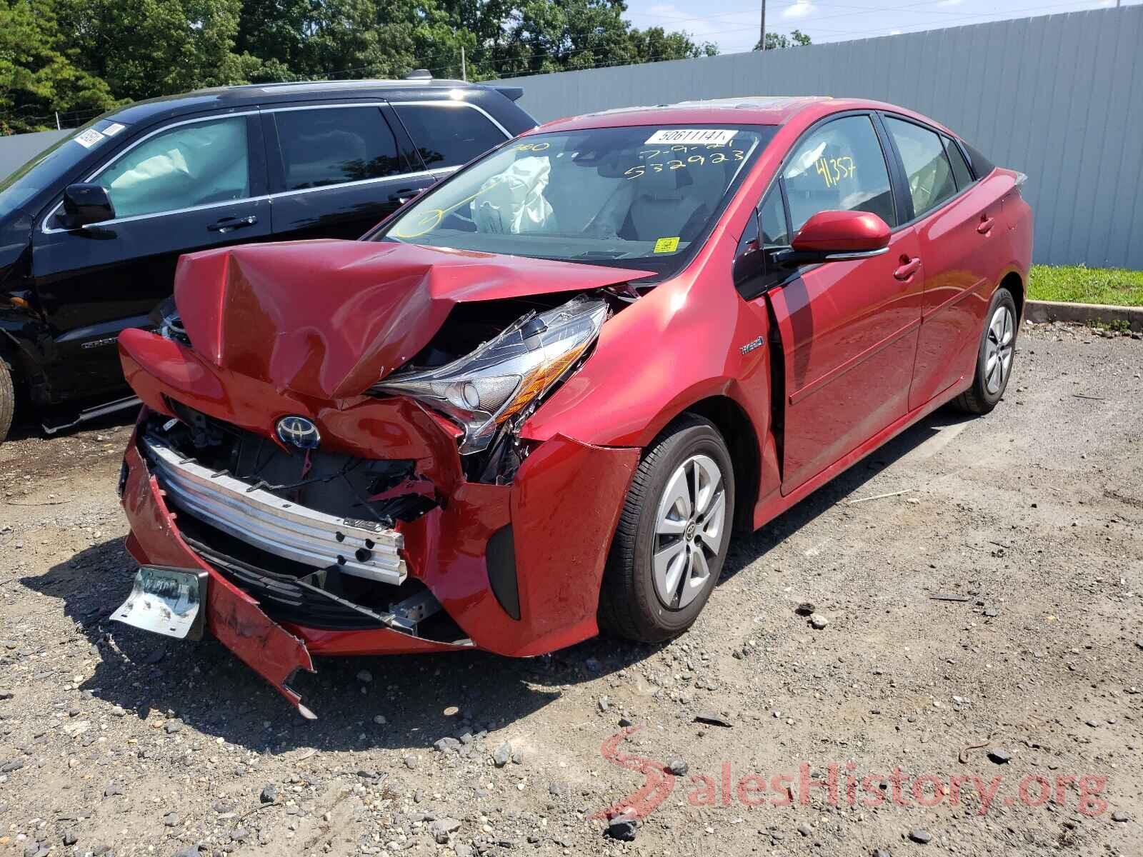 JTDKARFU1H3532923 2017 TOYOTA PRIUS