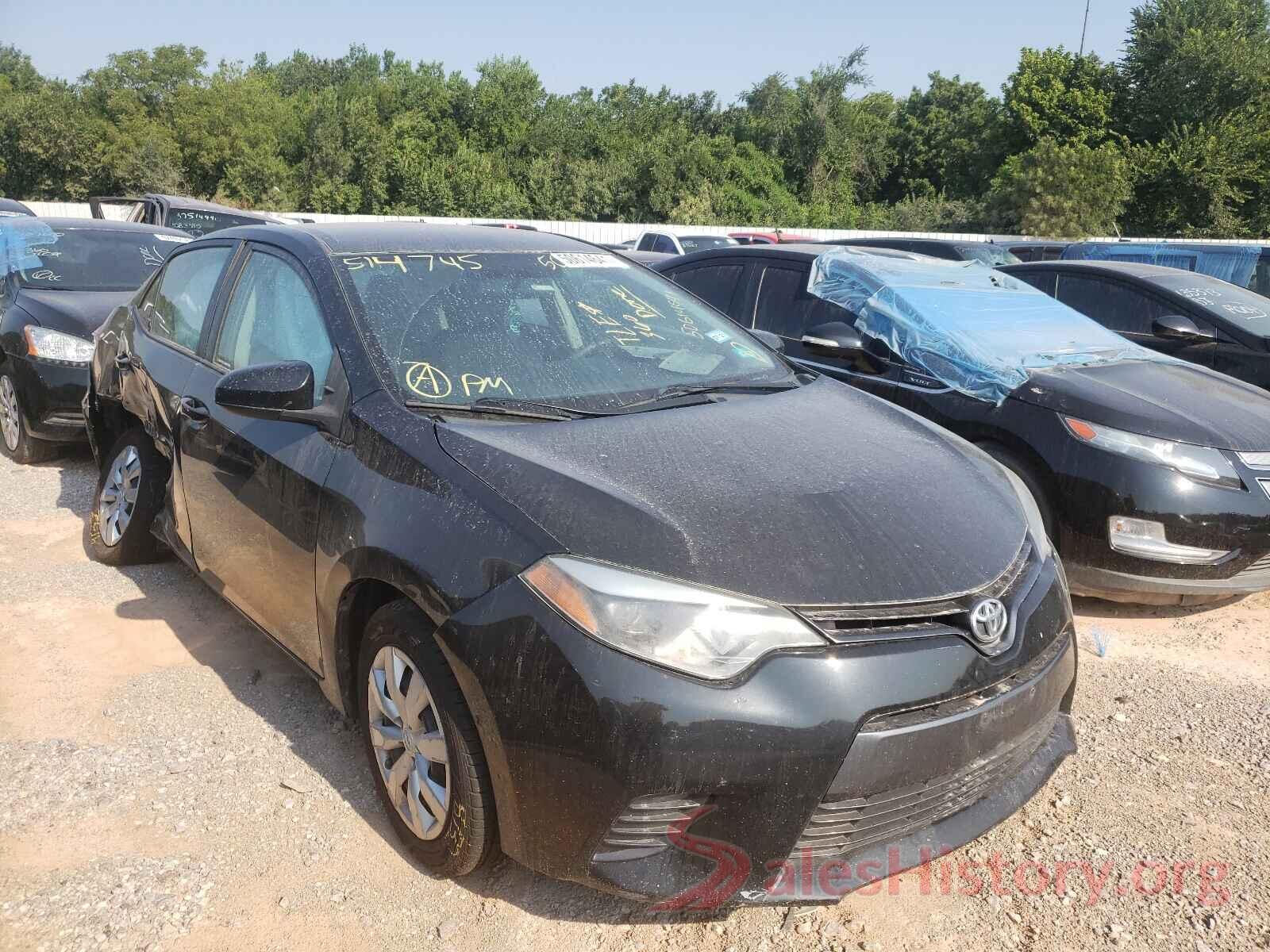 5YFBURHE8GP514745 2016 TOYOTA COROLLA