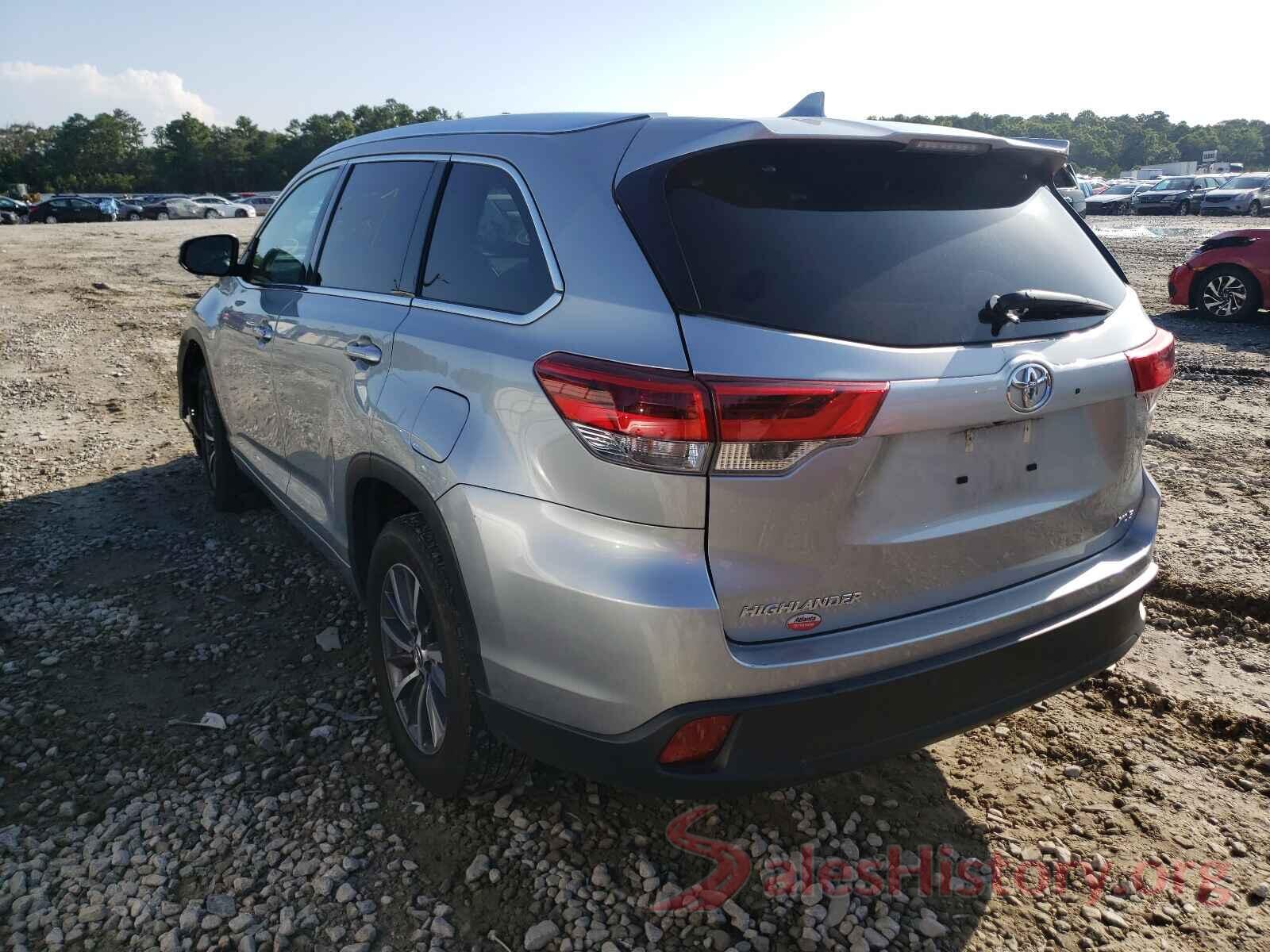 5TDKZRFH4JS547853 2018 TOYOTA HIGHLANDER