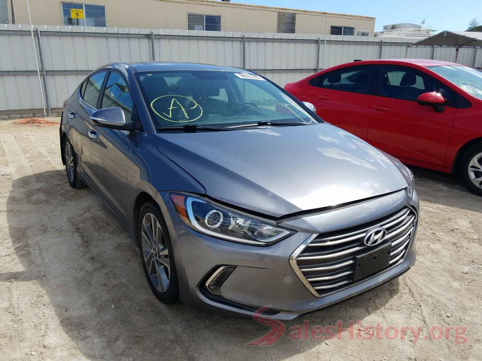 KMHD84LFXHU182999 2017 HYUNDAI ELANTRA