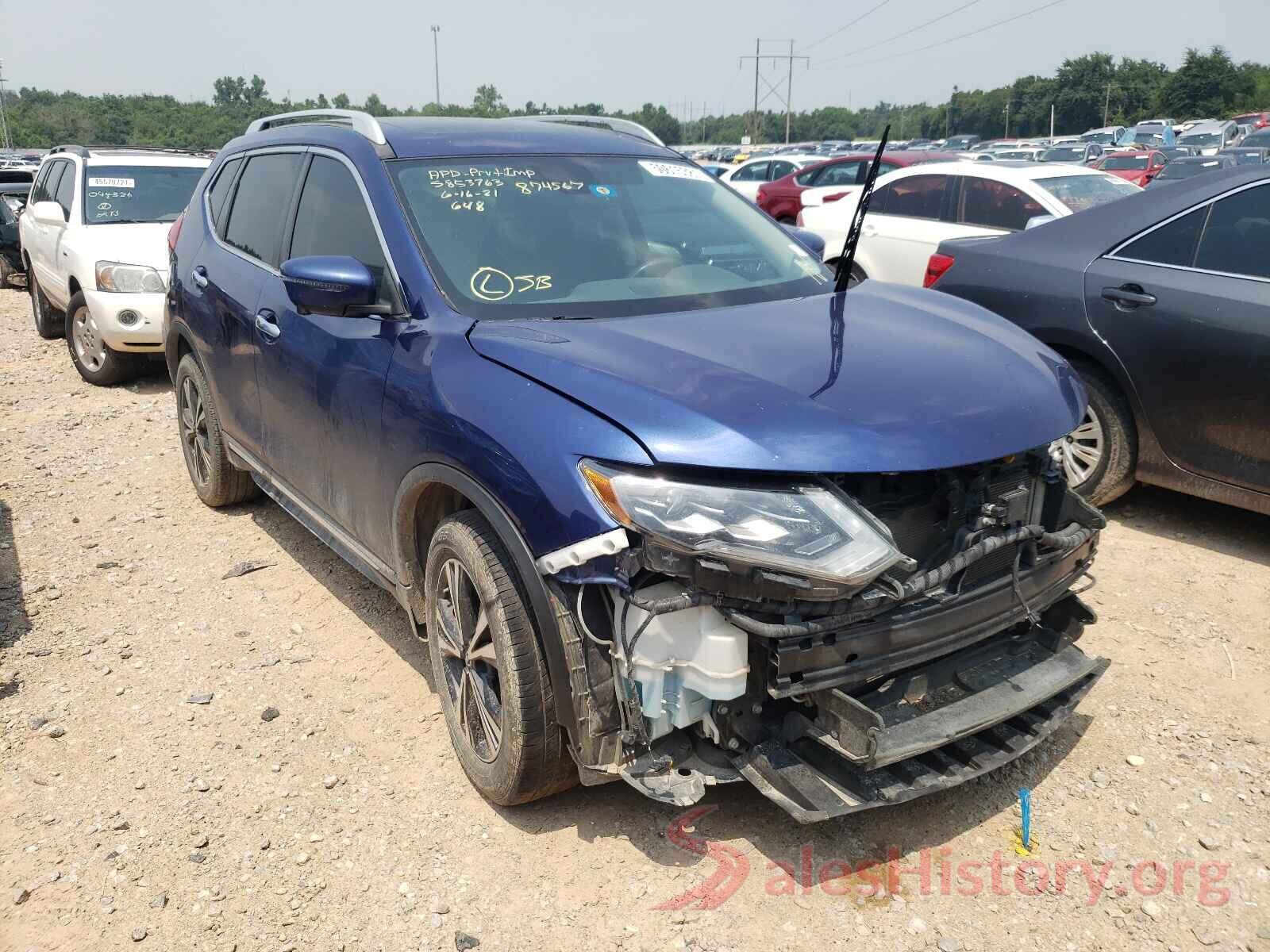 5N1AT2MT1HC874567 2017 NISSAN ROGUE