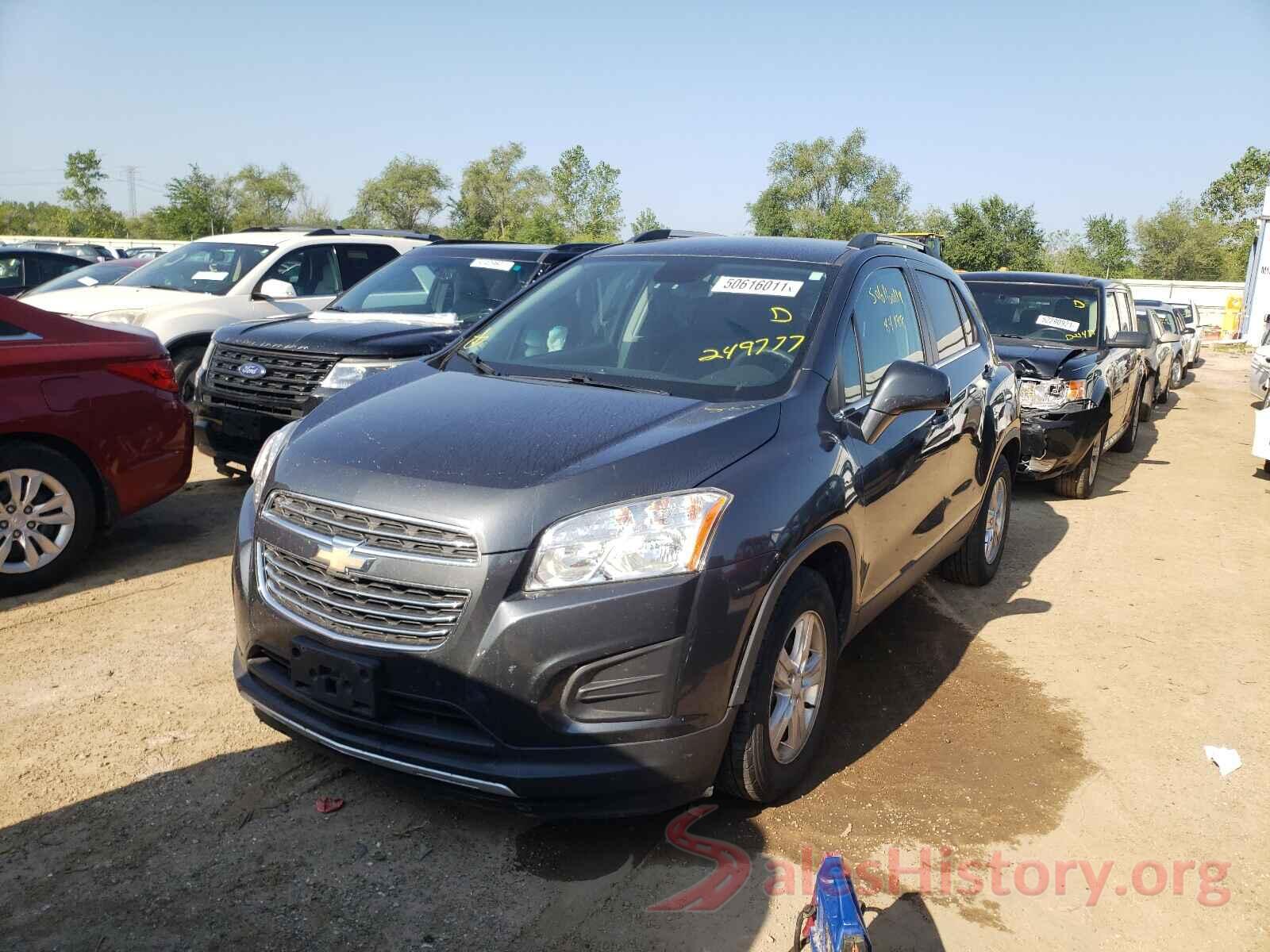 3GNCJLSB3GL249777 2016 CHEVROLET TRAX