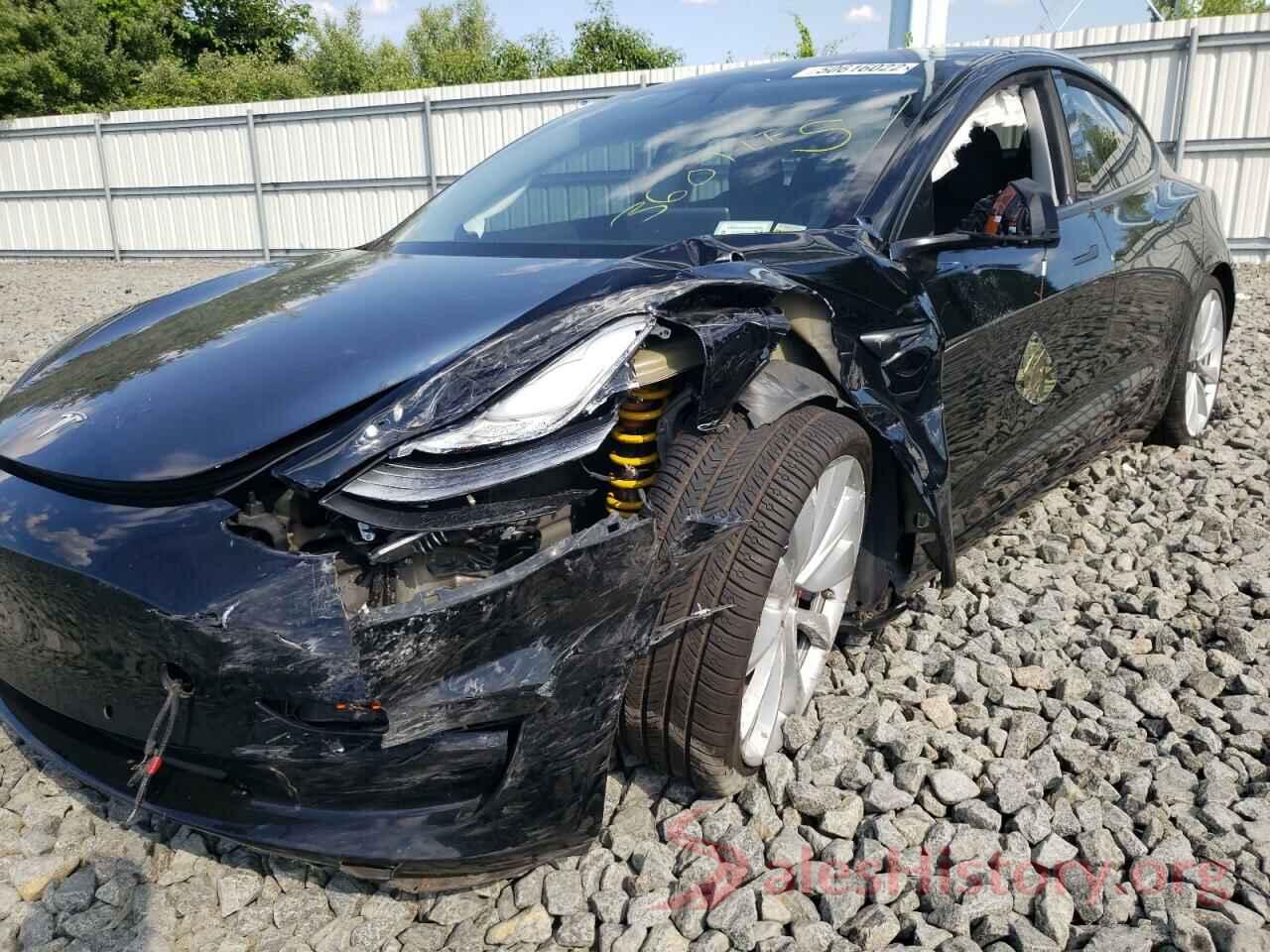 5YJ3E1EB6KF434622 2019 TESLA MODEL 3