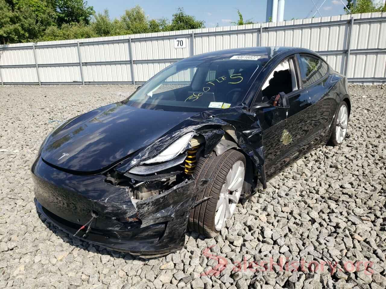 5YJ3E1EB6KF434622 2019 TESLA MODEL 3