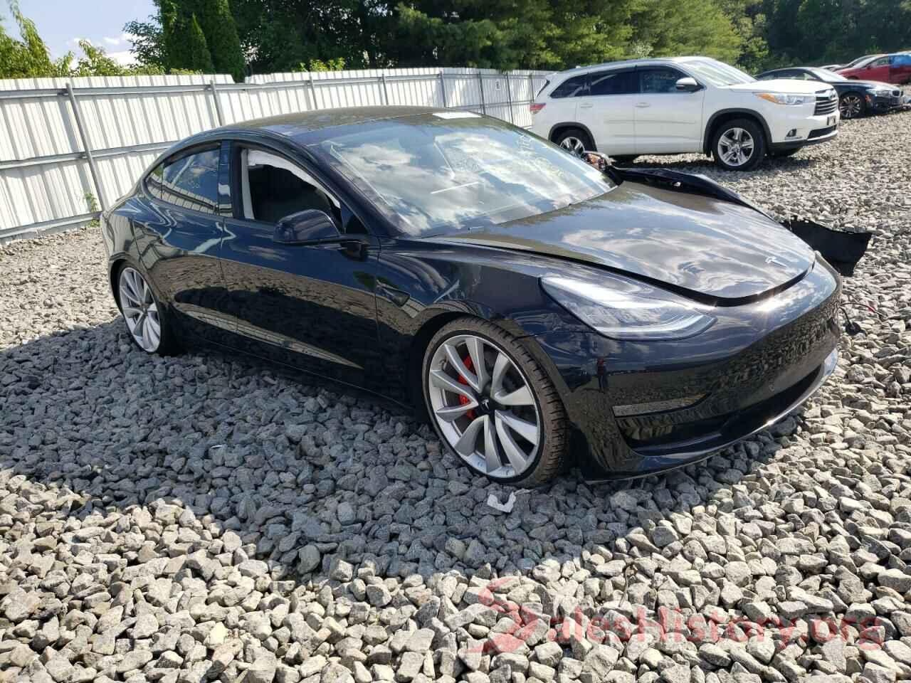 5YJ3E1EB6KF434622 2019 TESLA MODEL 3