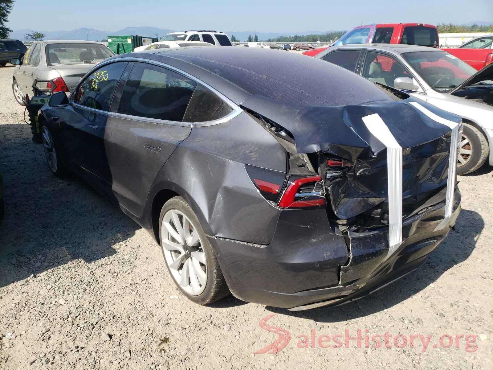 5YJ3E1EA9JF020045 2018 TESLA MODEL 3