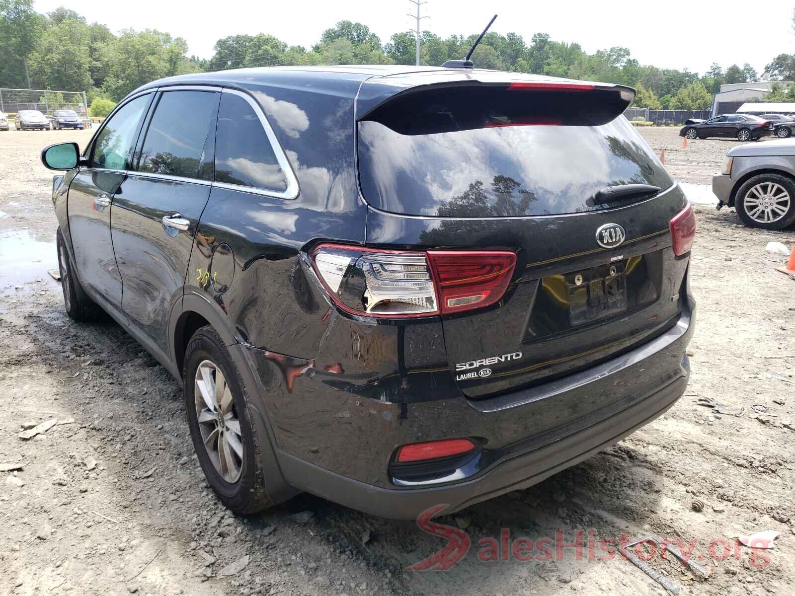 5XYPG4A34KG553600 2019 KIA SORENTO