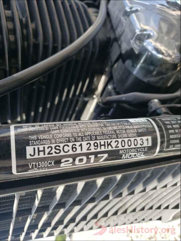 JH2SC6129HK200031 2017 HONDA VT CYCLE