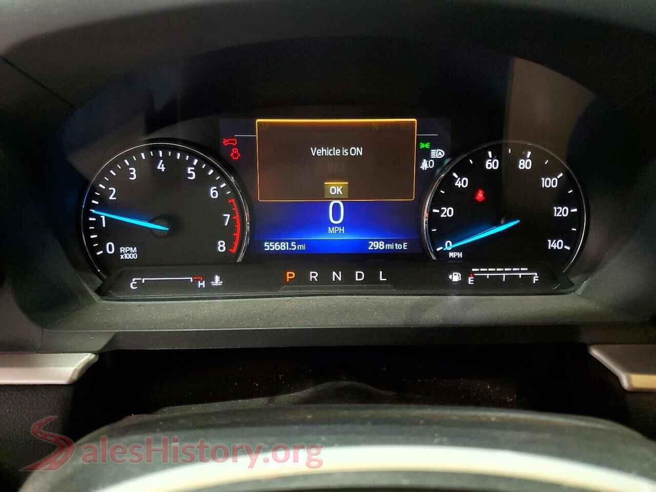 2022 FORD EXPLORER VIN 1FMSK8DH0NGA34757, interior center console