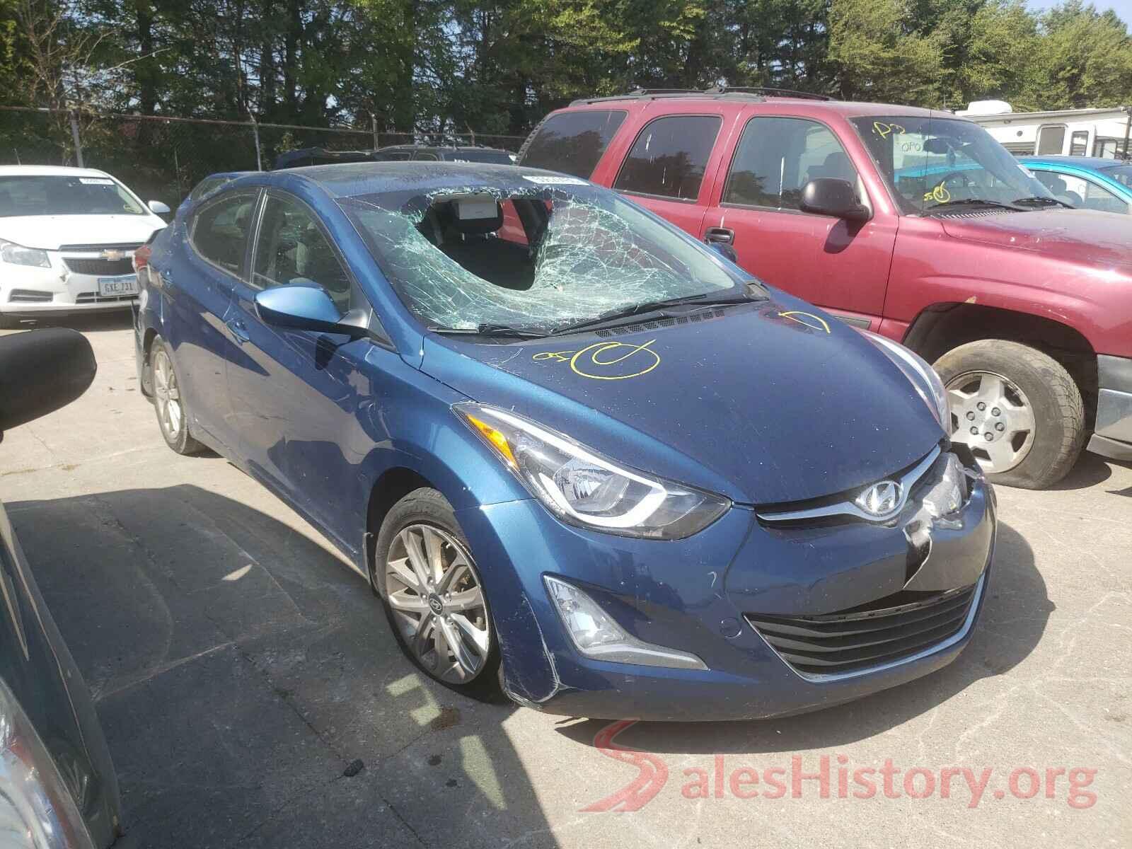 KMHDH4AE2GU544509 2016 HYUNDAI ELANTRA