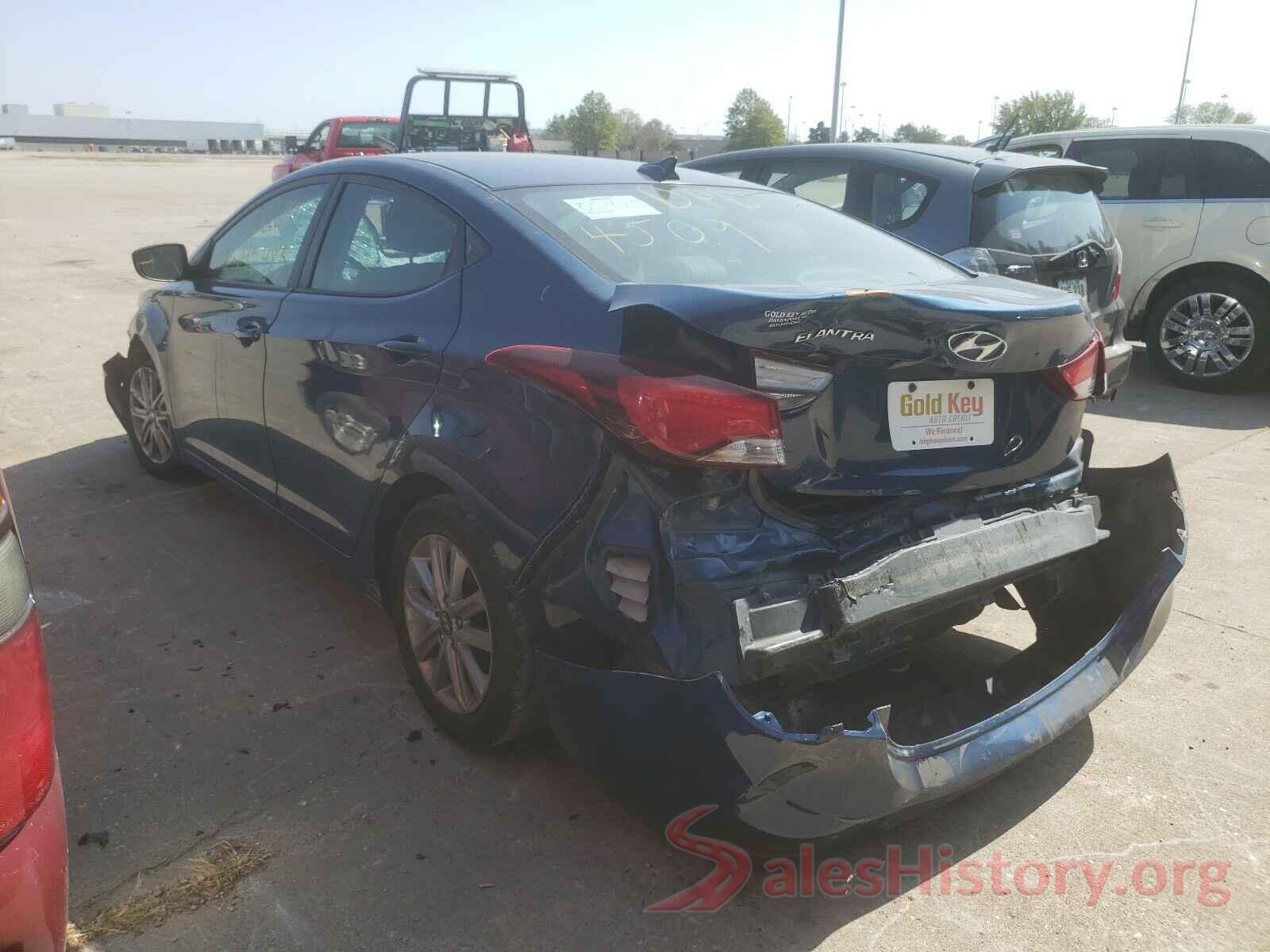 KMHDH4AE2GU544509 2016 HYUNDAI ELANTRA