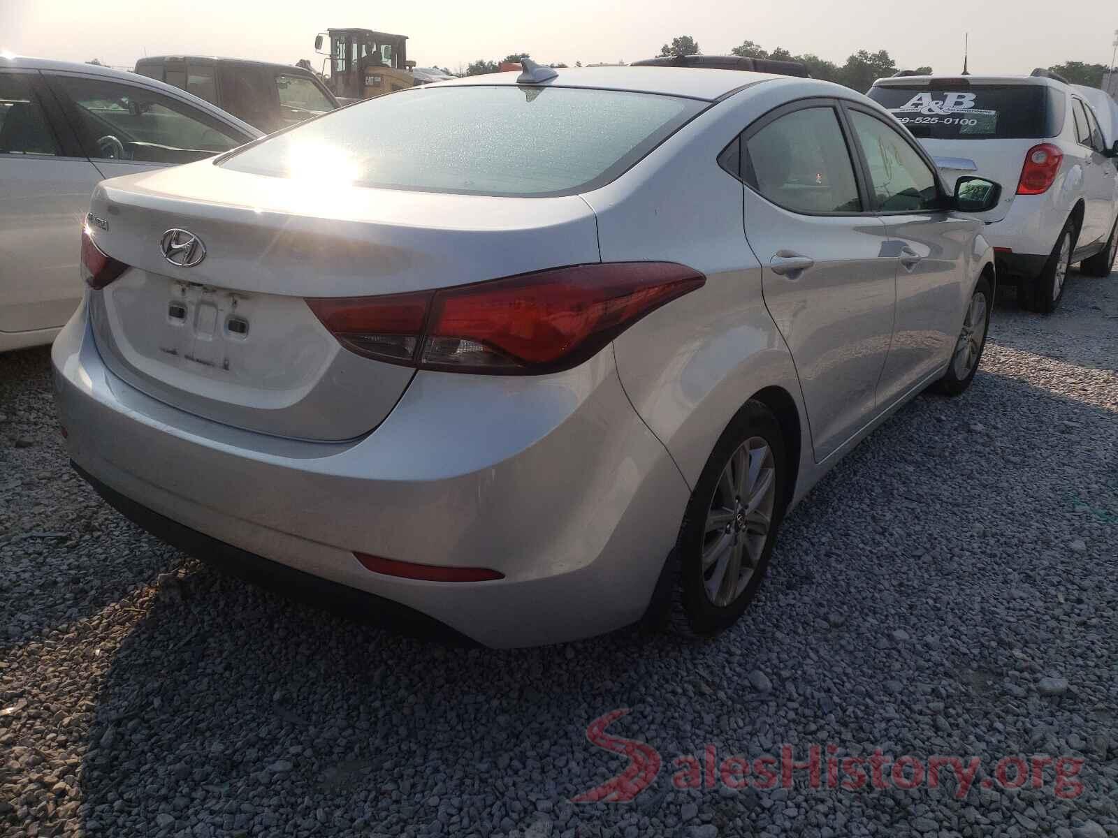 5NPDH4AE5GH719995 2016 HYUNDAI ELANTRA