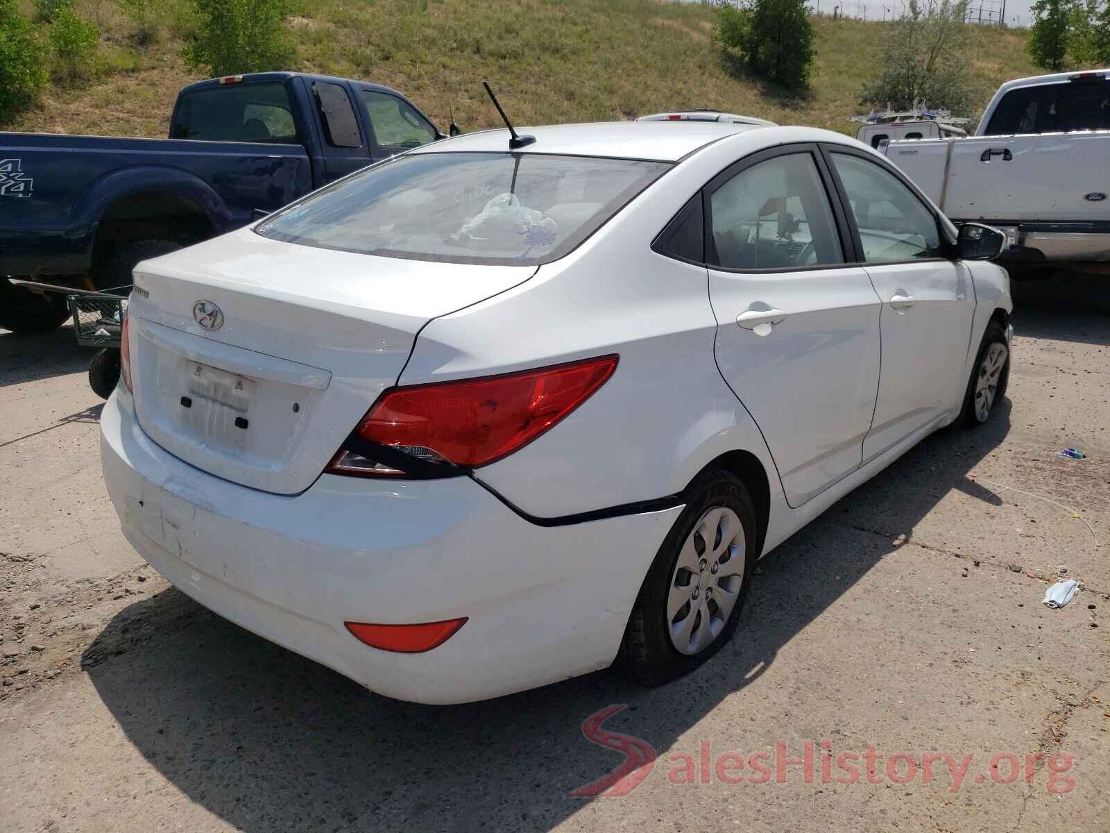 KMHCT4AE2GU159879 2016 HYUNDAI ACCENT