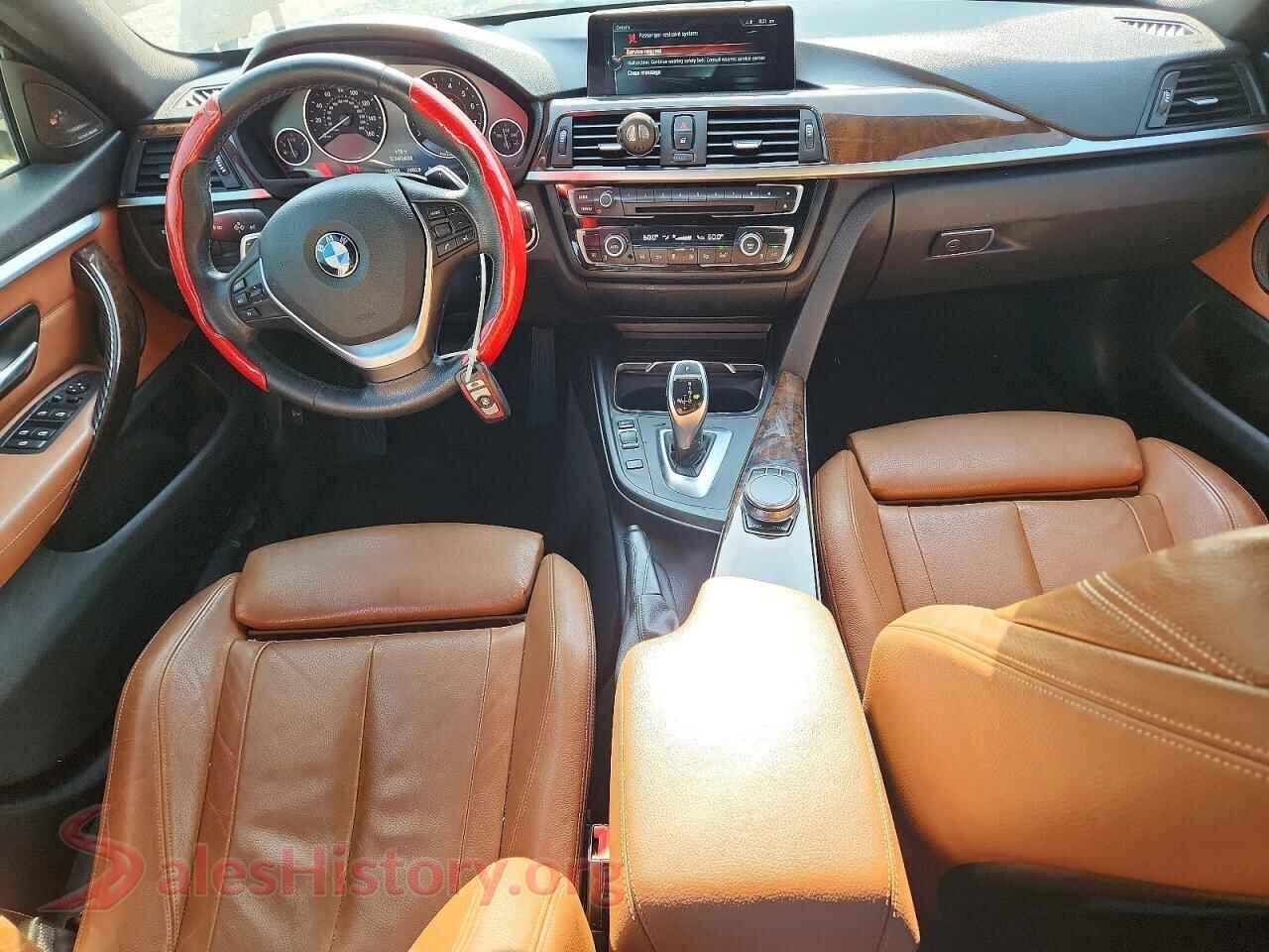 2017 BMW 4 SERIES VIN WBA4F7C34HG789591, interior dashboard