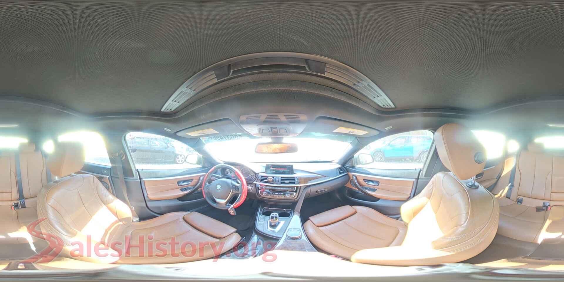 2017 BMW 4 SERIES VIN WBA4F7C34HG789591, damage close-up