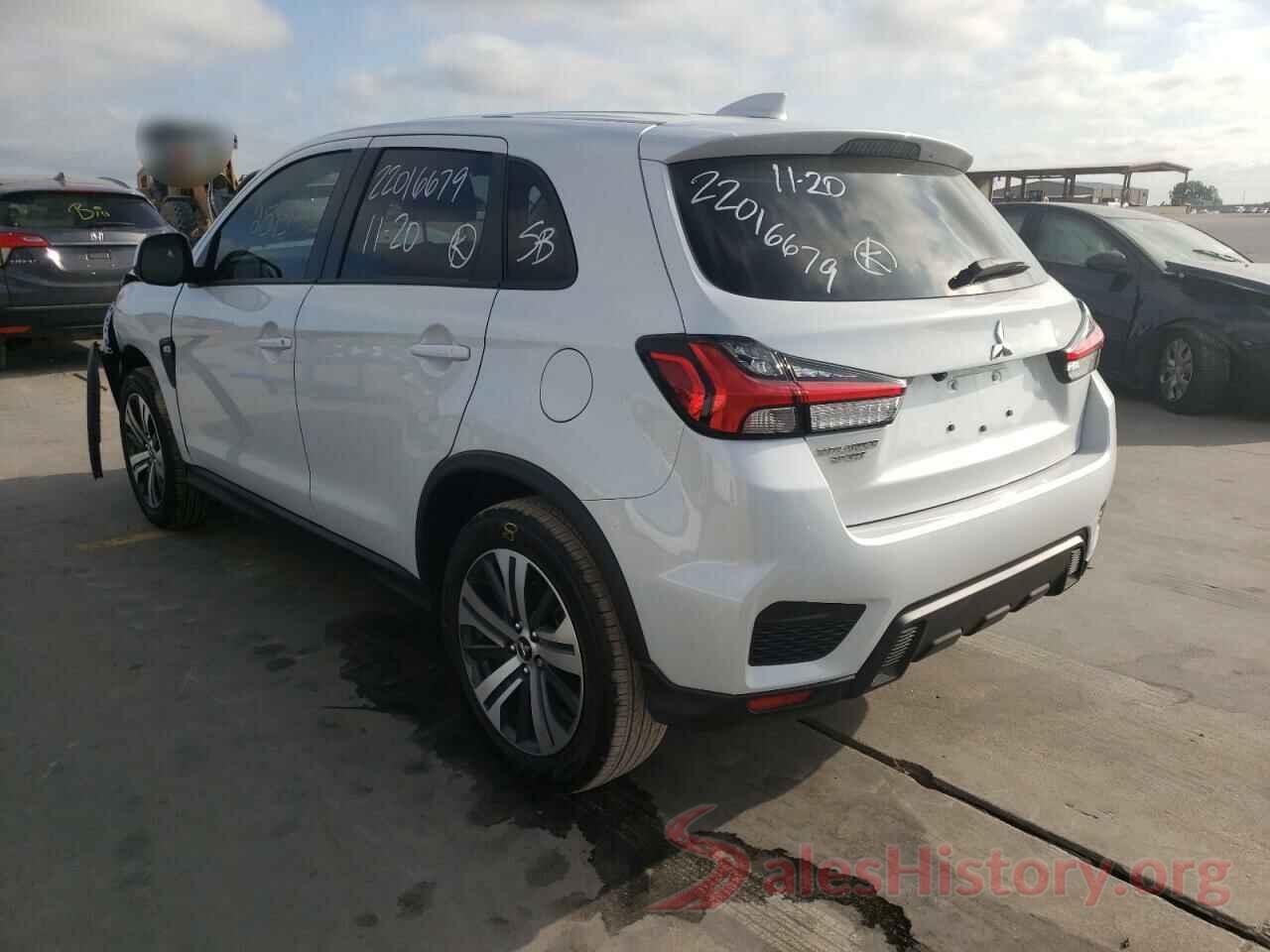 JA4APUAU3NU003834 2022 MITSUBISHI OUTLANDER