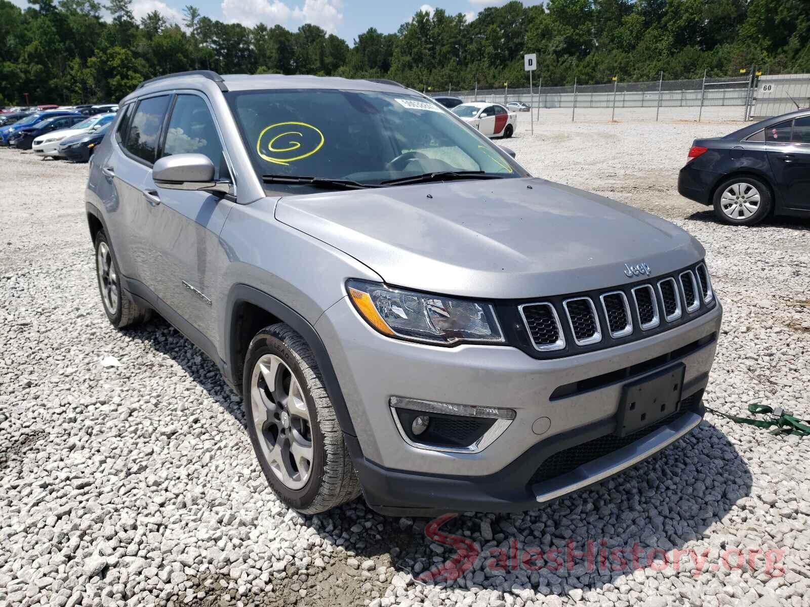 3C4NJCCB2KT664114 2019 JEEP COMPASS