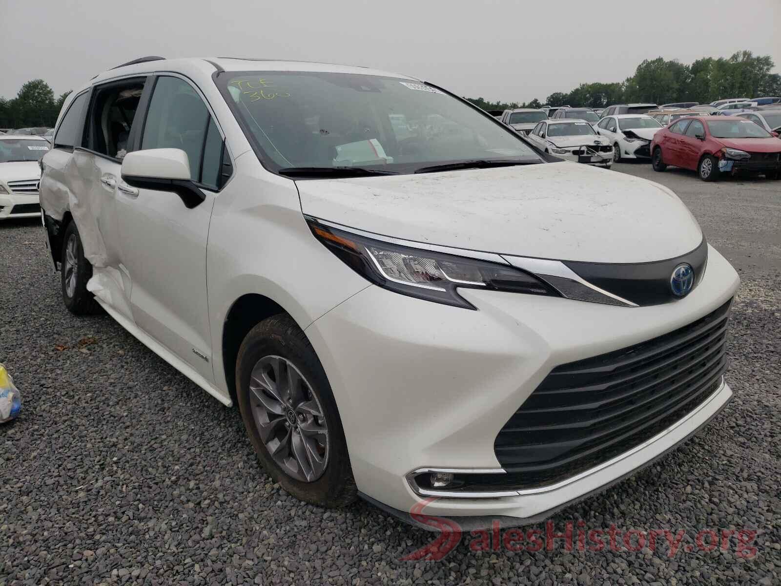 5TDJSKFC8MS023721 2021 TOYOTA SIENNA