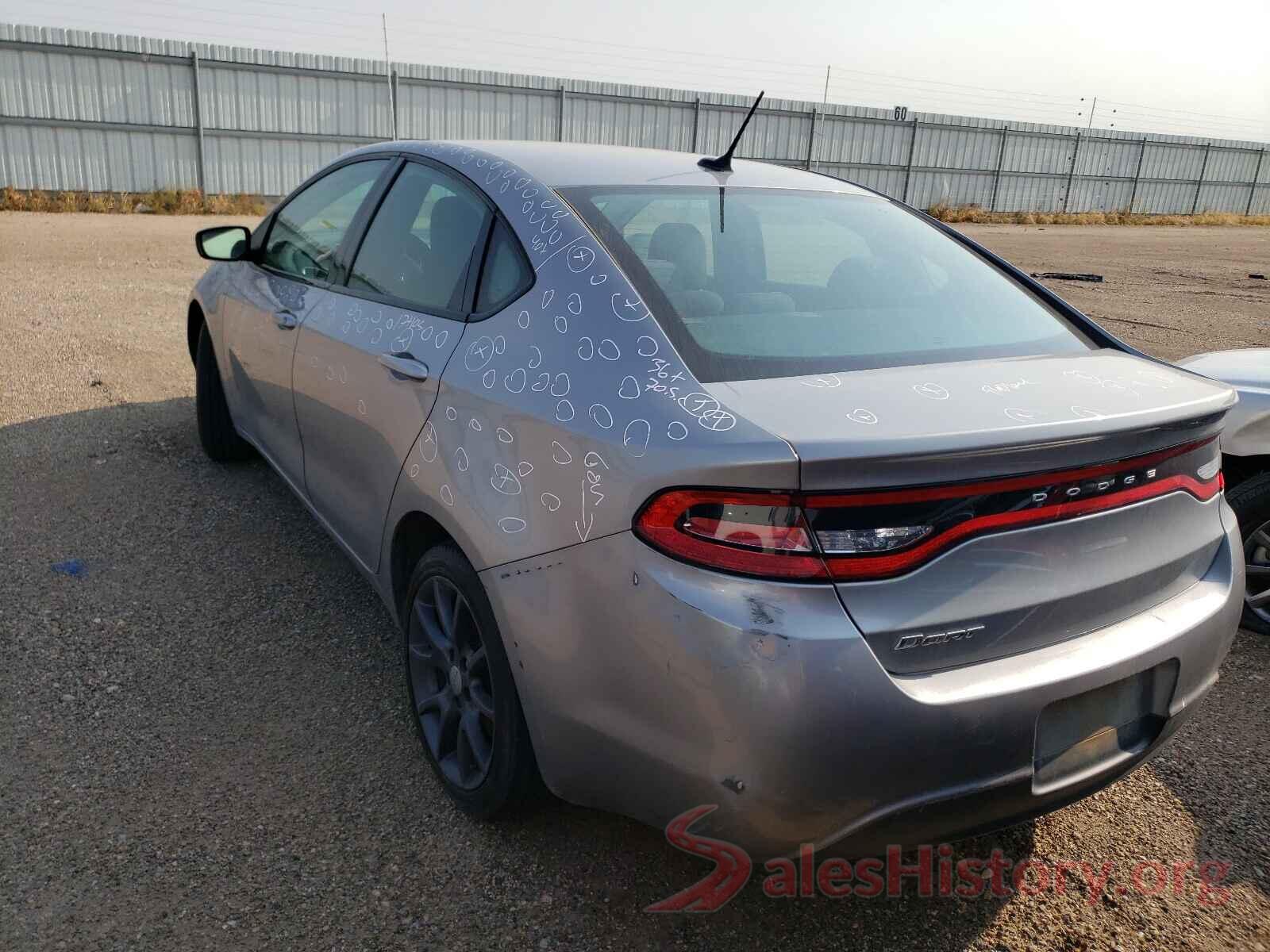 1C3CDFAA4GD728567 2016 DODGE DART