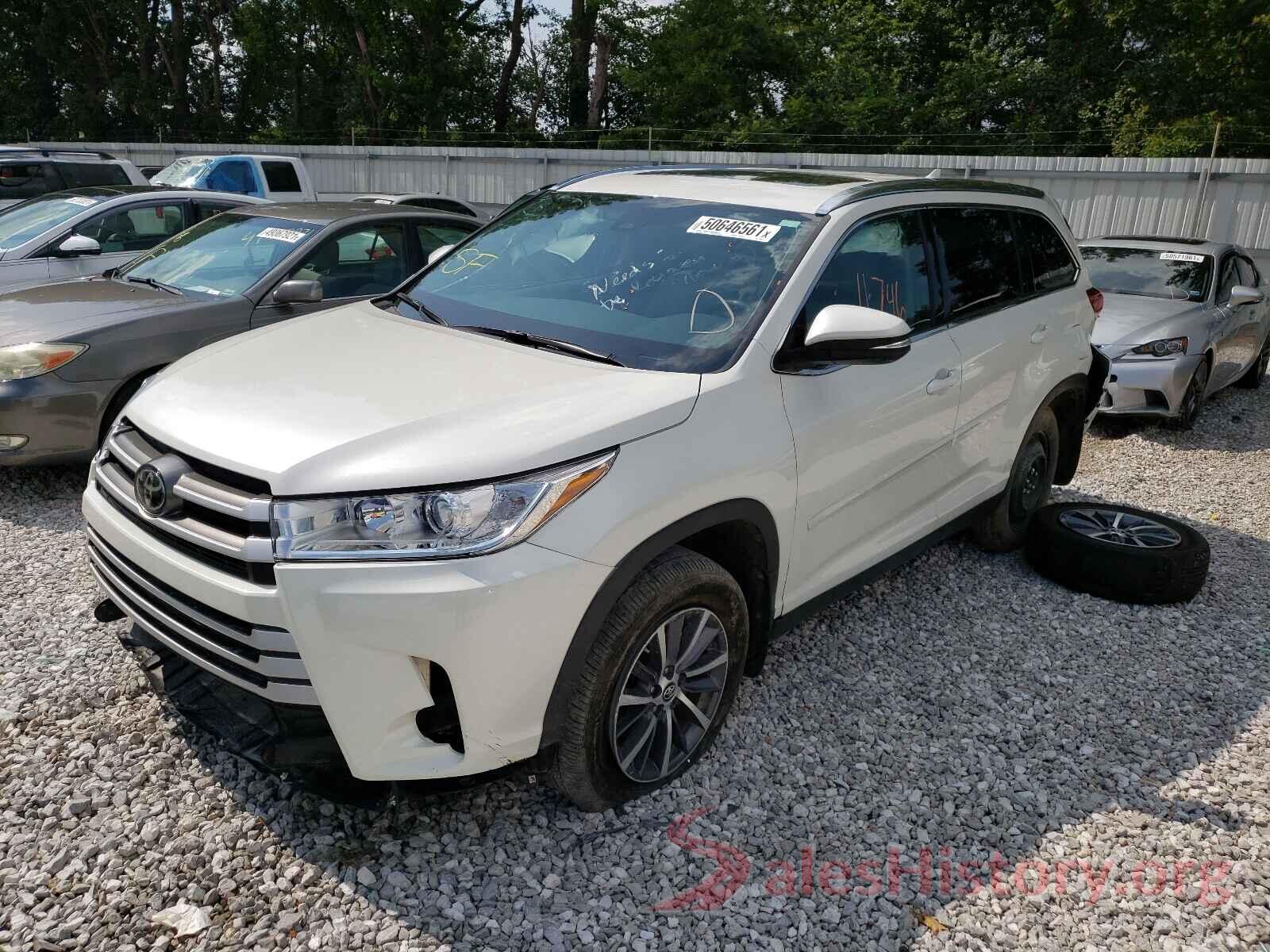 5TDJZRFH9KS601306 2019 TOYOTA HIGHLANDER