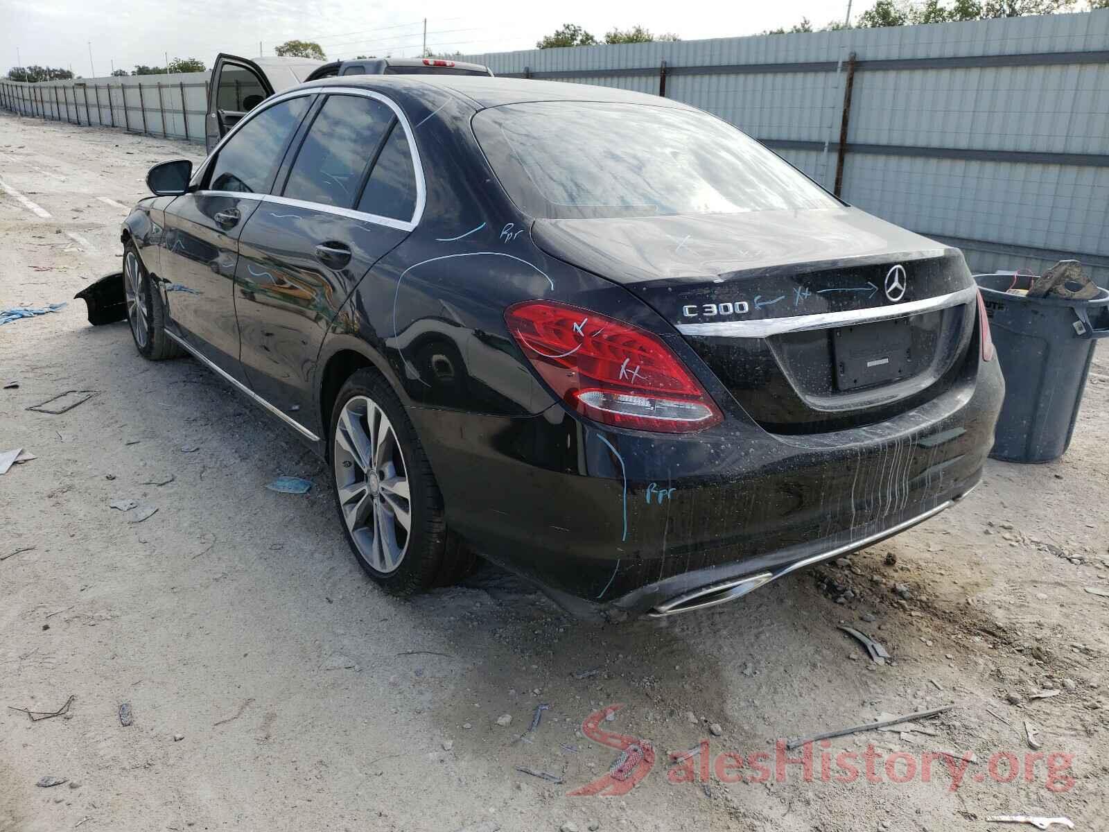 55SWF4JB0GU173012 2016 MERCEDES-BENZ C CLASS