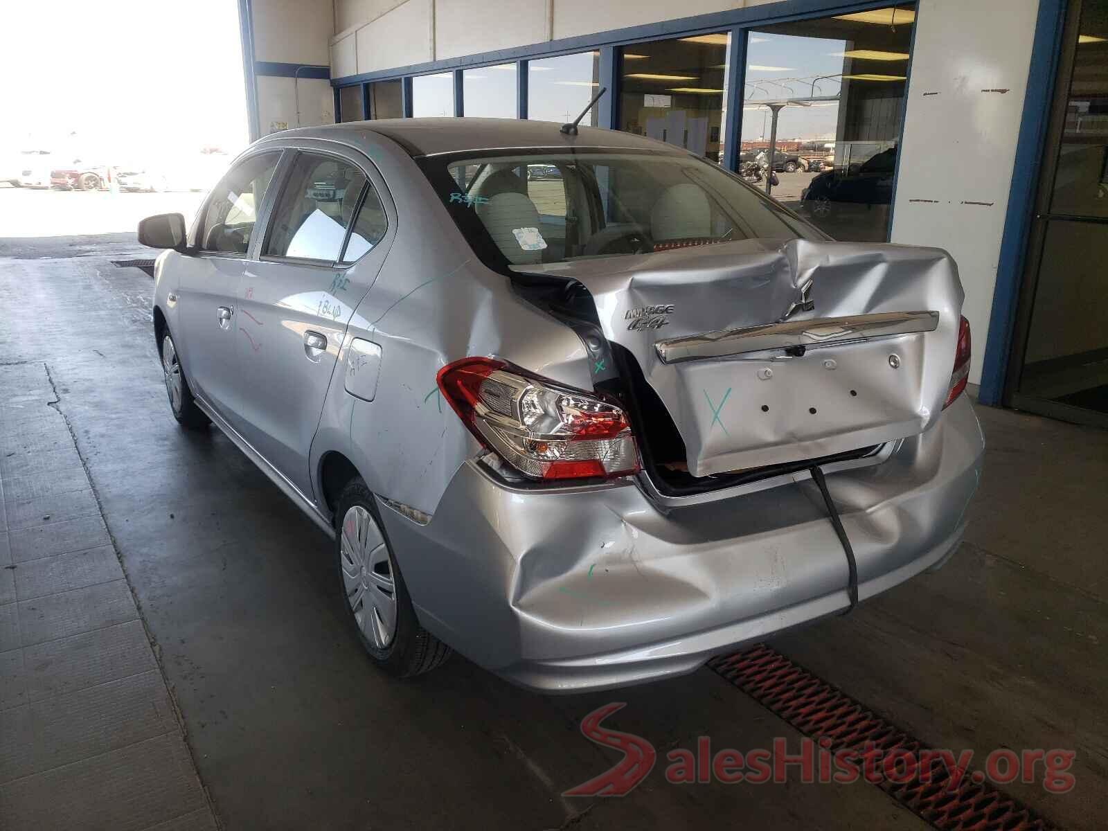 ML32F3FJ7LHF02668 2020 MITSUBISHI MIRAGE