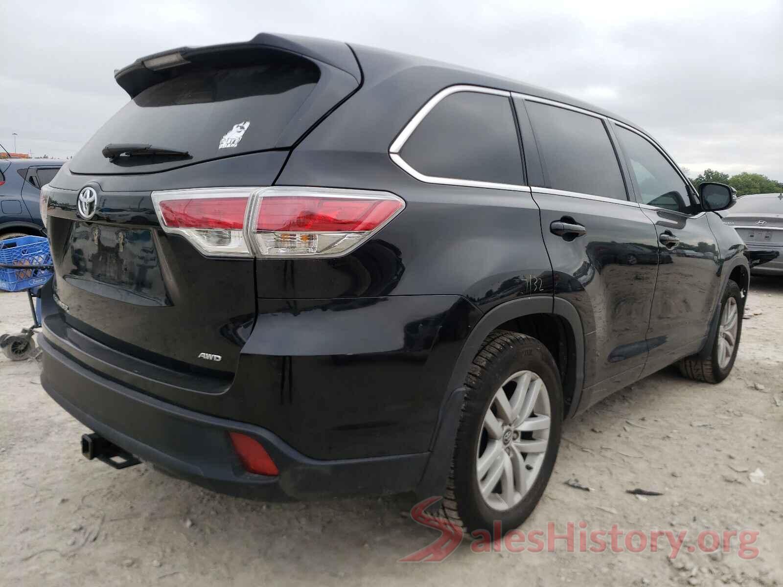 5TDBKRFH4GS268612 2016 TOYOTA HIGHLANDER