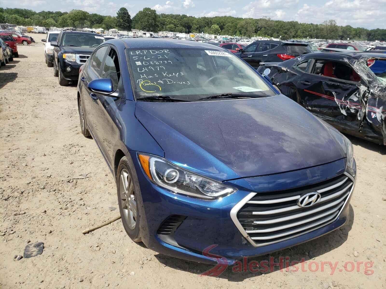 5NPD84LF4HH088339 2017 HYUNDAI ELANTRA