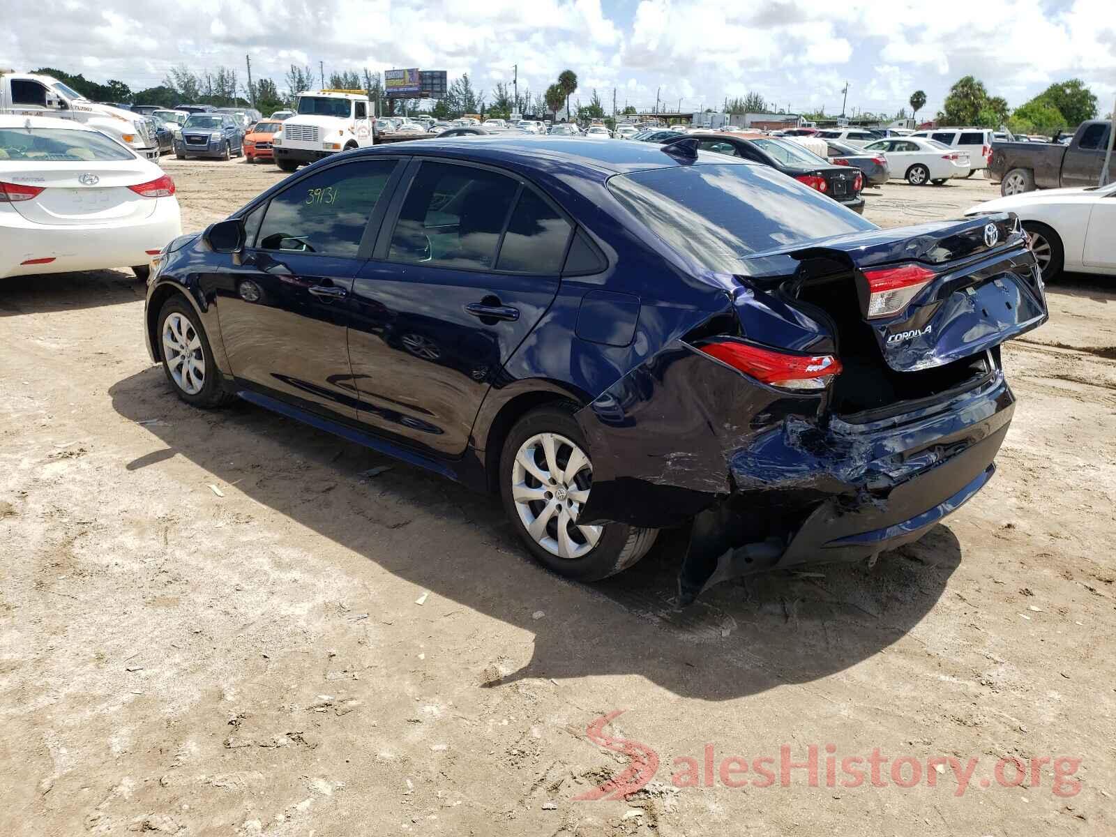 5YFEPRAE2LP106766 2020 TOYOTA COROLLA