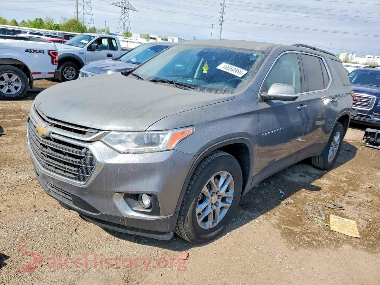 2021 CHEVROLET TRAVERSE VIN 1GNEVGKW2MJ132122, auction photo