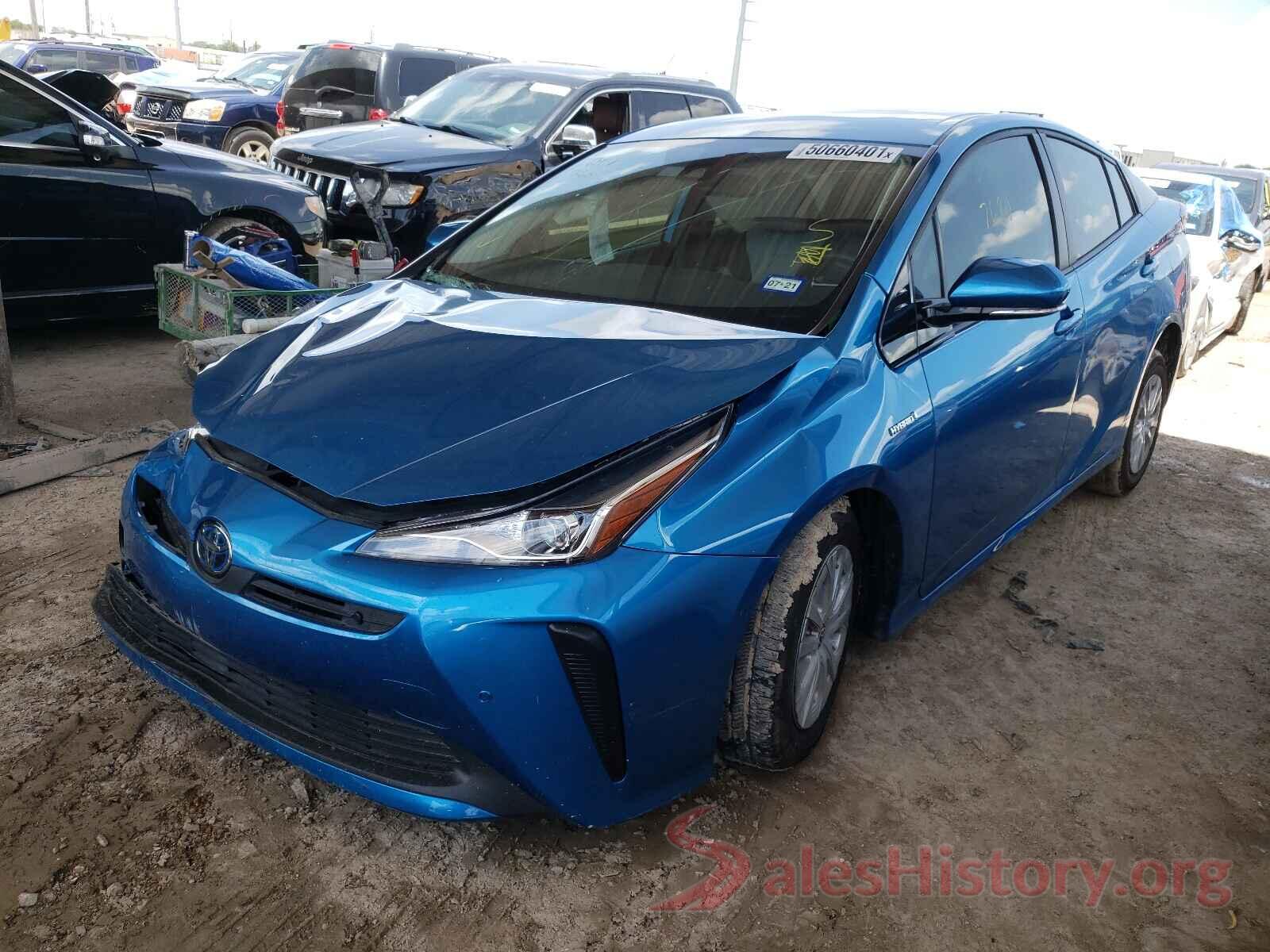 JTDKARFU0K3090417 2019 TOYOTA PRIUS